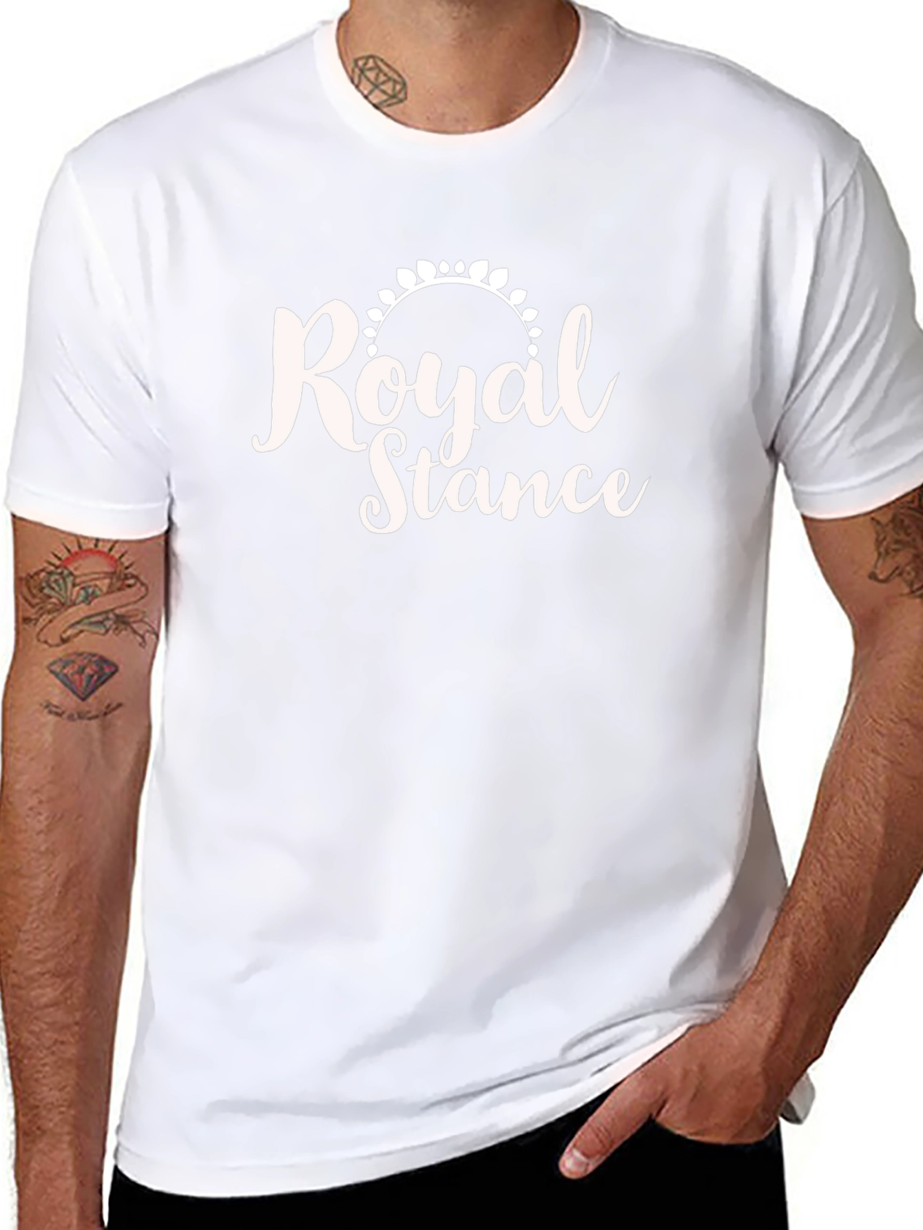 Royal Stance Black Tee