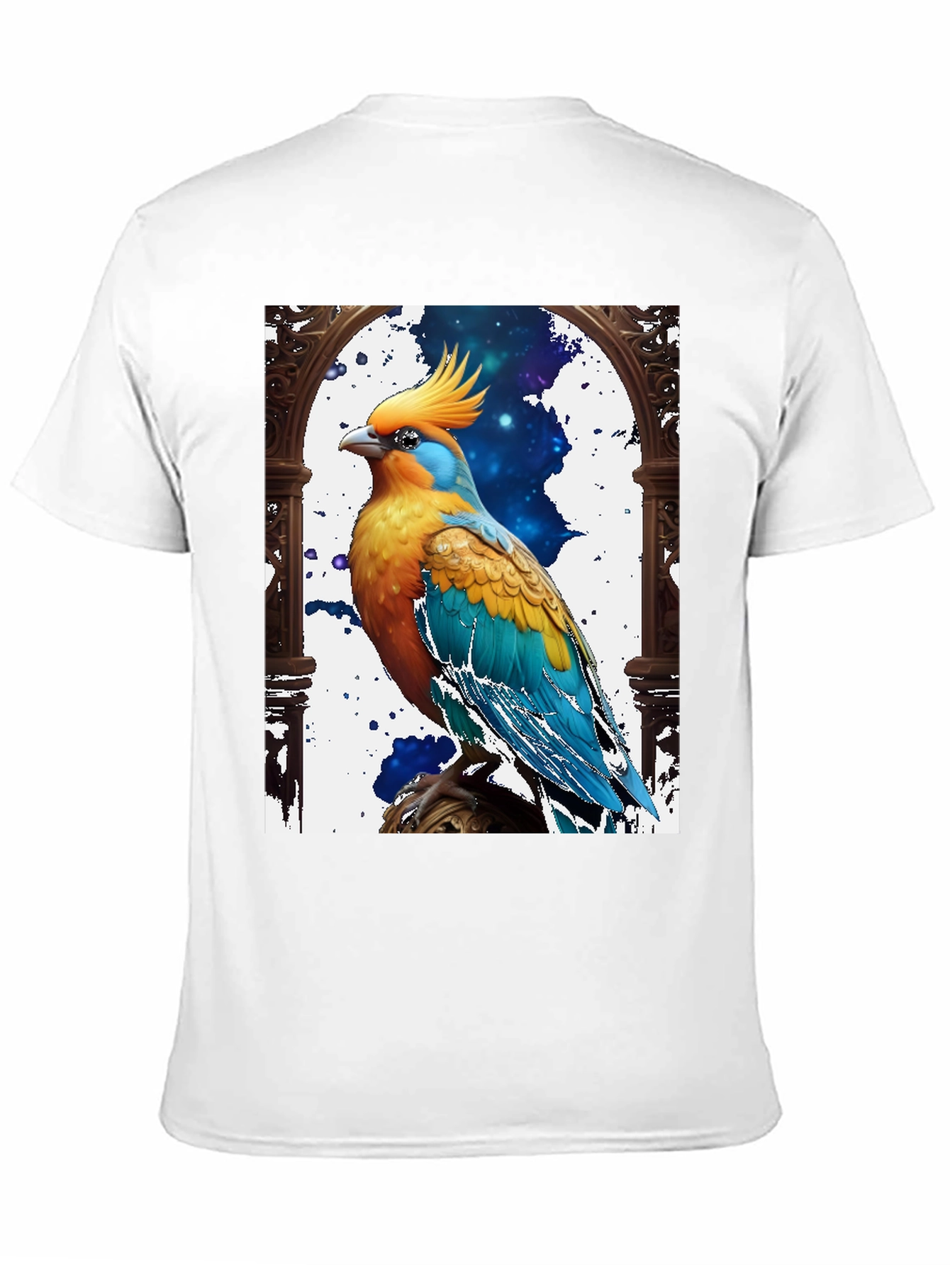 Exotic Bird Graphic Tee - Cool Bird Lover Shirt