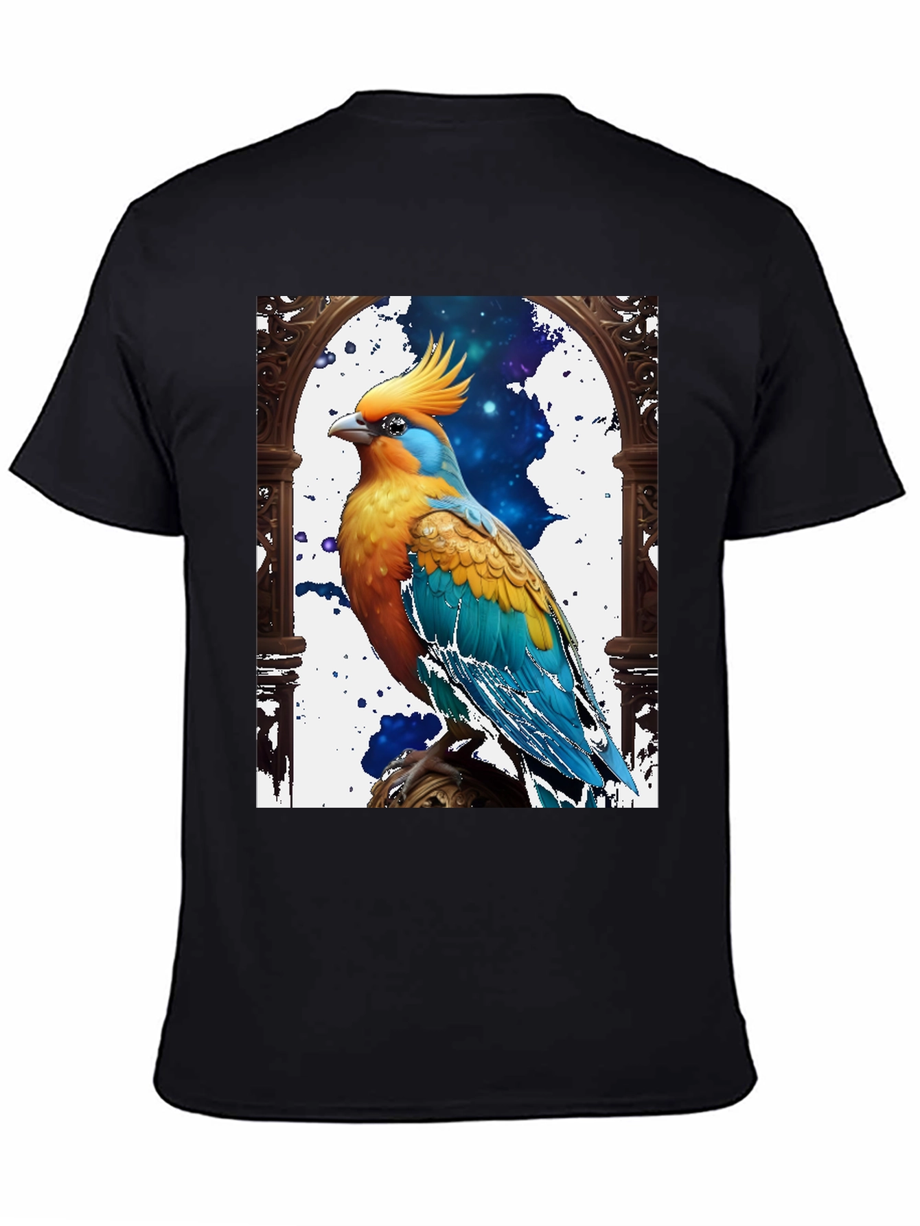 Exotic Bird Graphic Tee - Cool Bird Lover Shirt