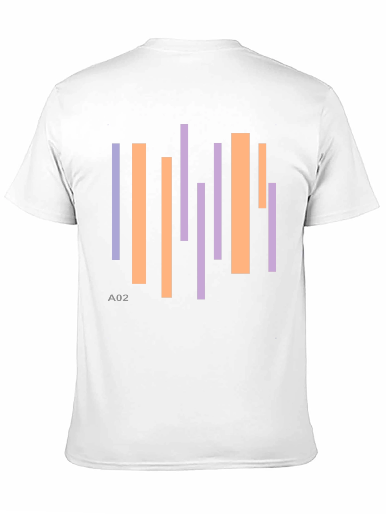 Abstract Stripes Black T-Shirt