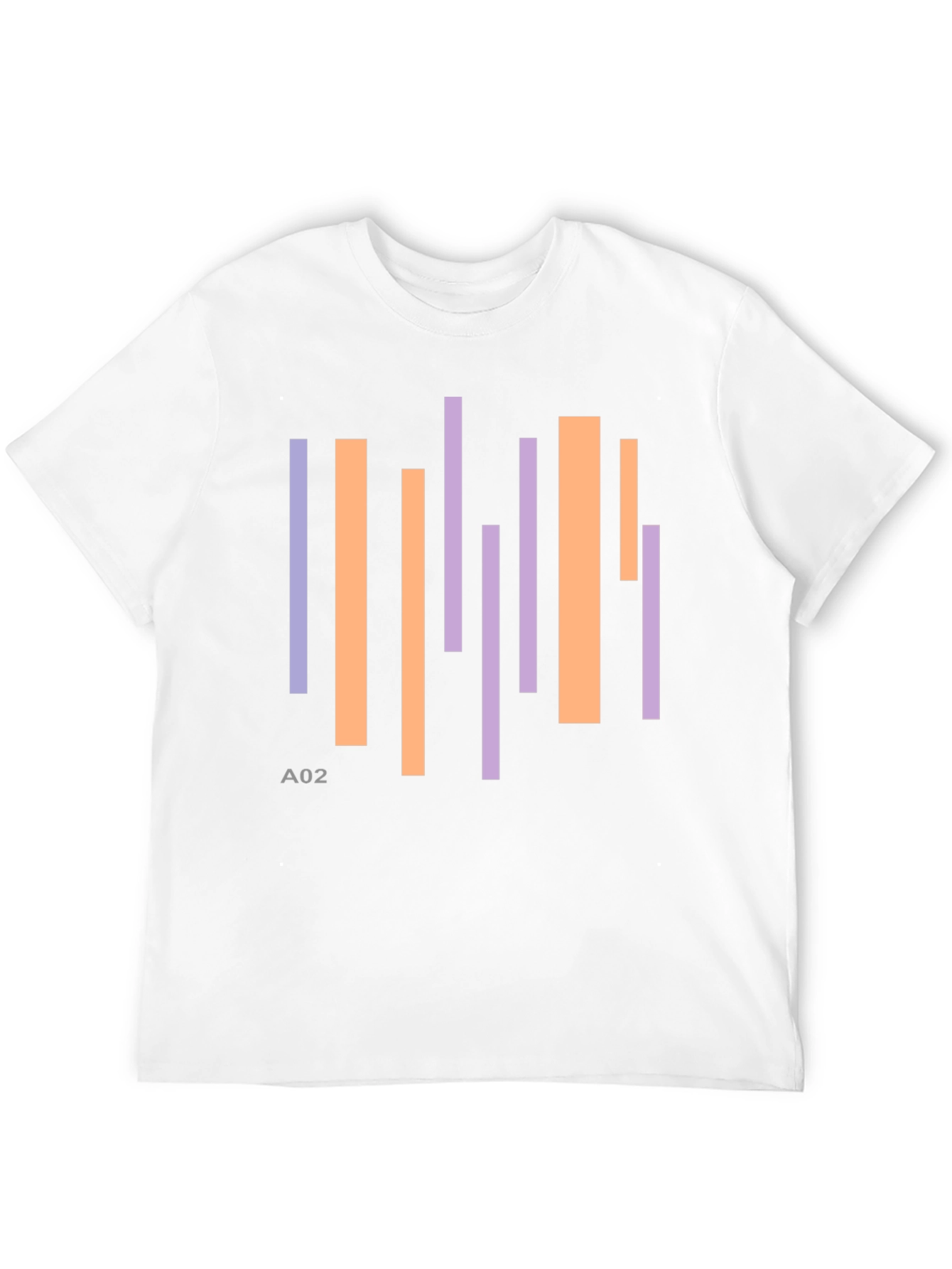 Abstract Stripes Black T-Shirt