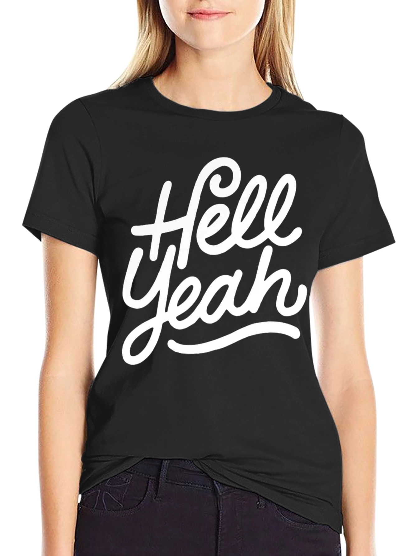Hell Yeah Graphic T-Shirt - Bold Casual Tee