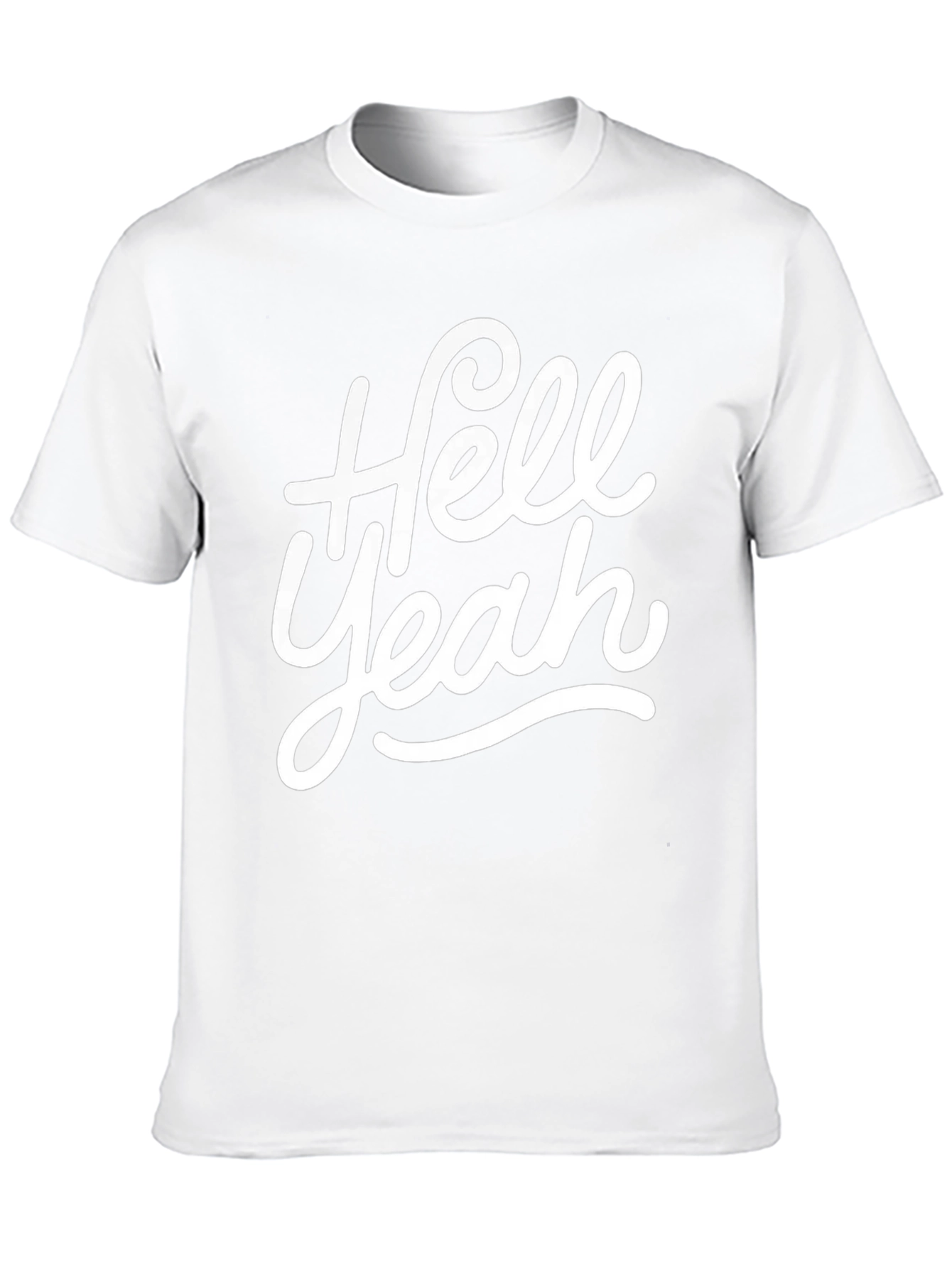 Hell Yeah Graphic T-Shirt - Bold Casual Tee
