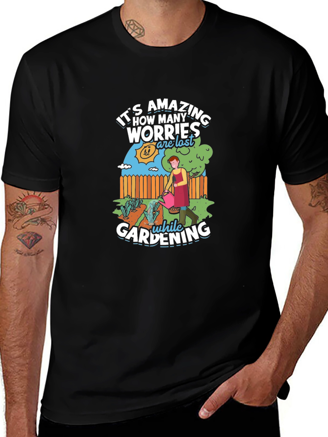 Gardening Worry-Free Graphic Tee