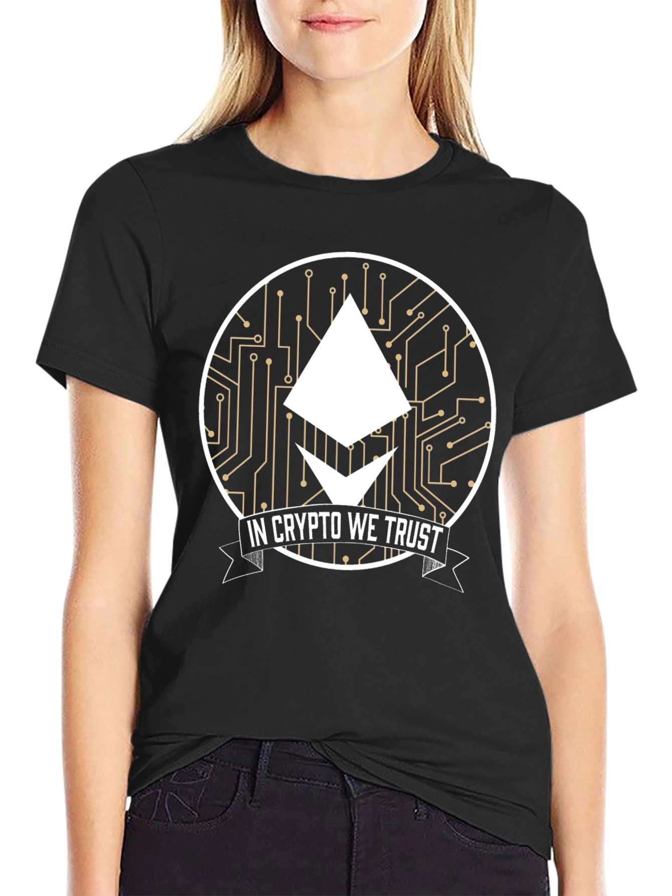 Crypto Enthusiast T-Shirt: In Crypto We Trust