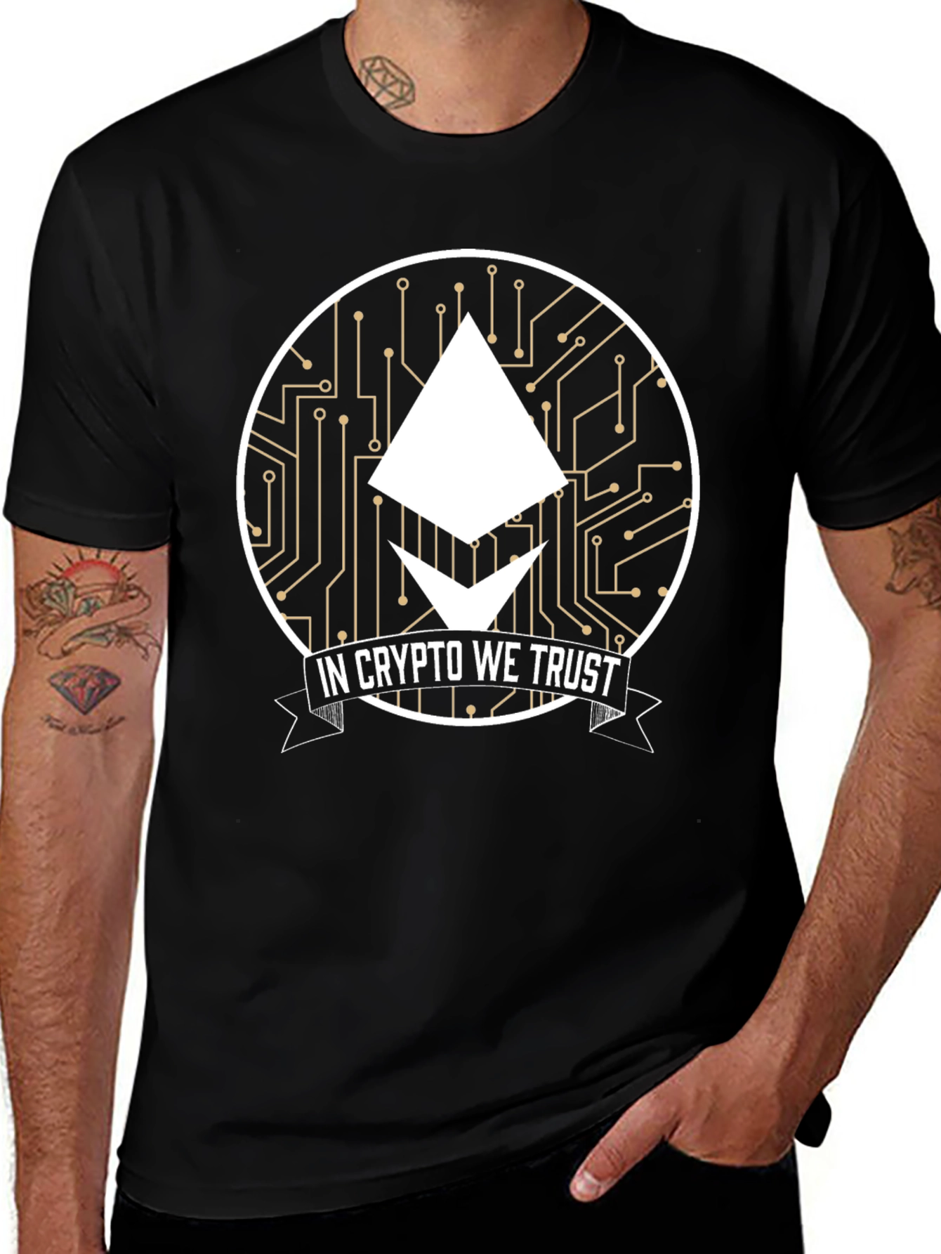 Crypto Enthusiast T-Shirt: In Crypto We Trust