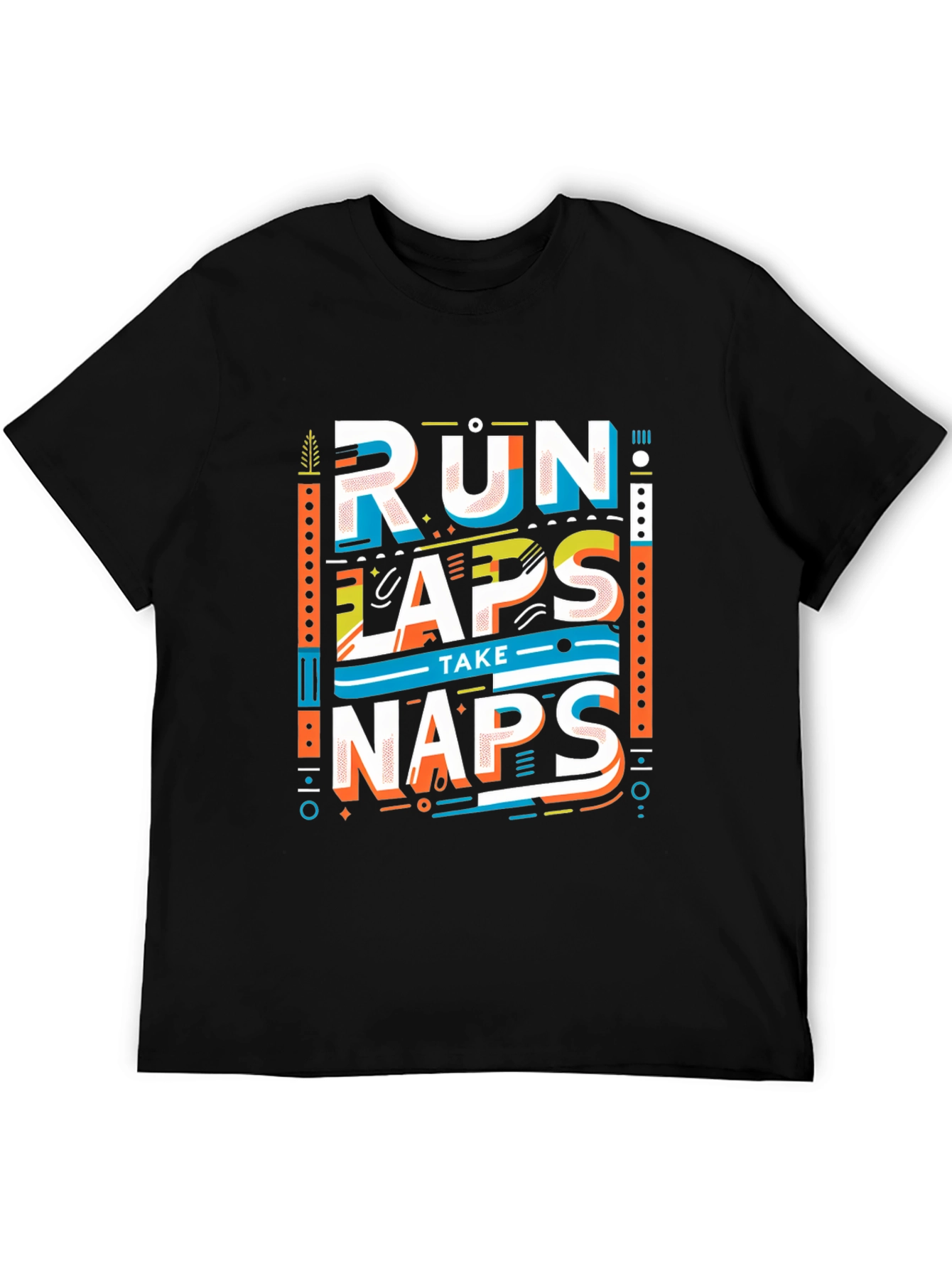 Run Laps Take Naps Graphic Tee