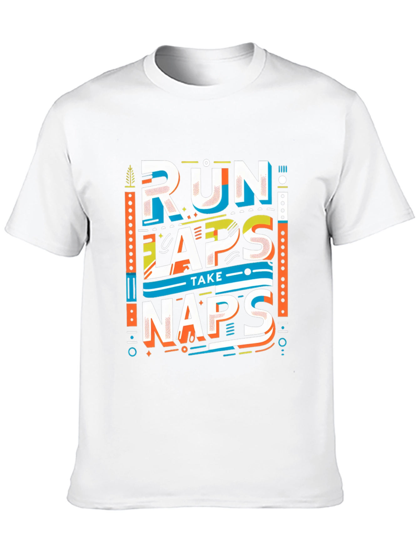 Run Laps Take Naps Graphic Tee