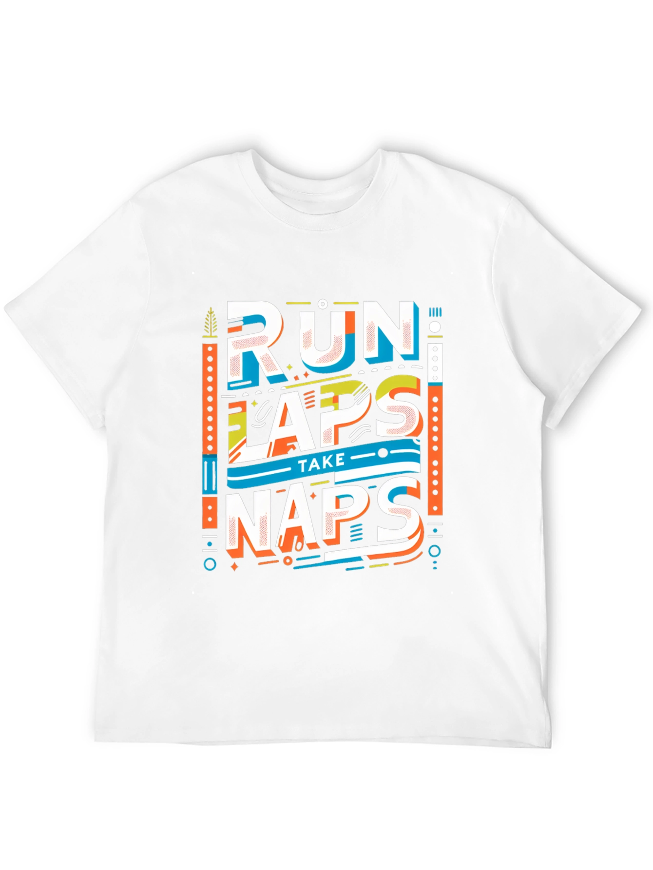 Run Laps Take Naps Graphic Tee