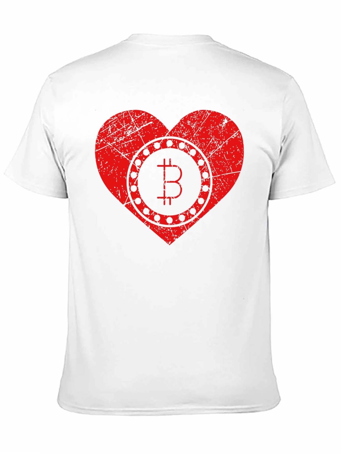 Bitcoin Heart Graphic T-Shirt