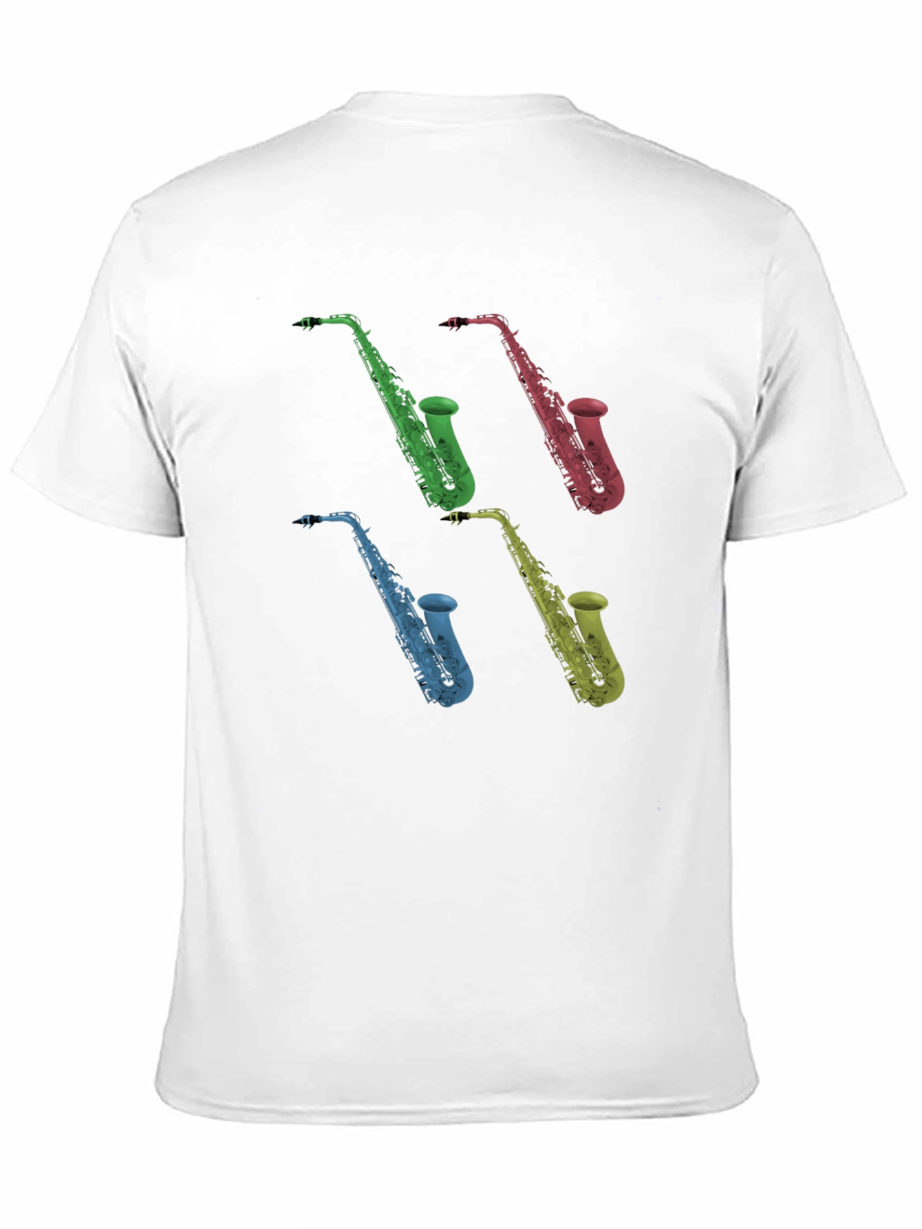 Saxophone Graphic Black T-Shirt