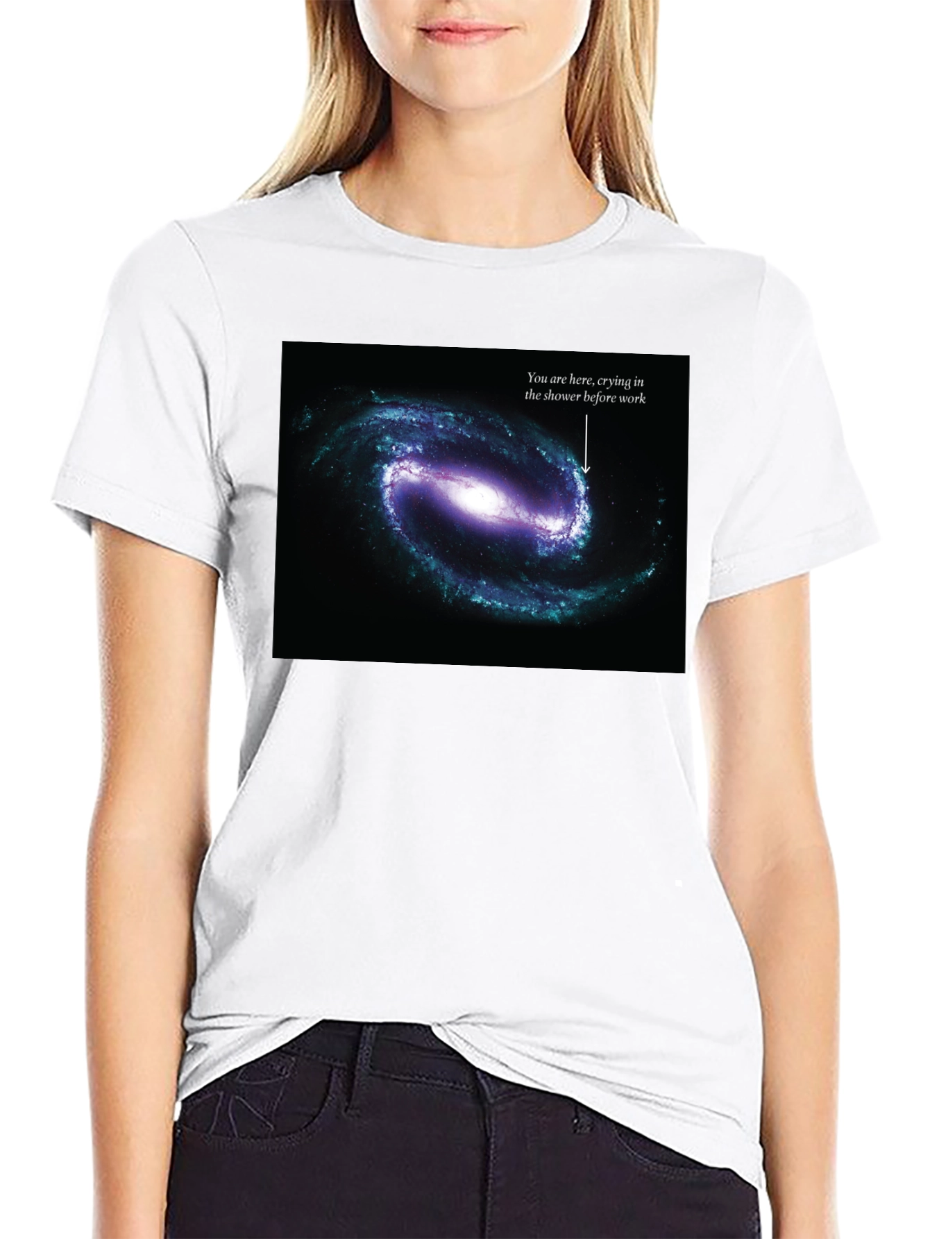 Galaxy Humor Tee - You Are Here