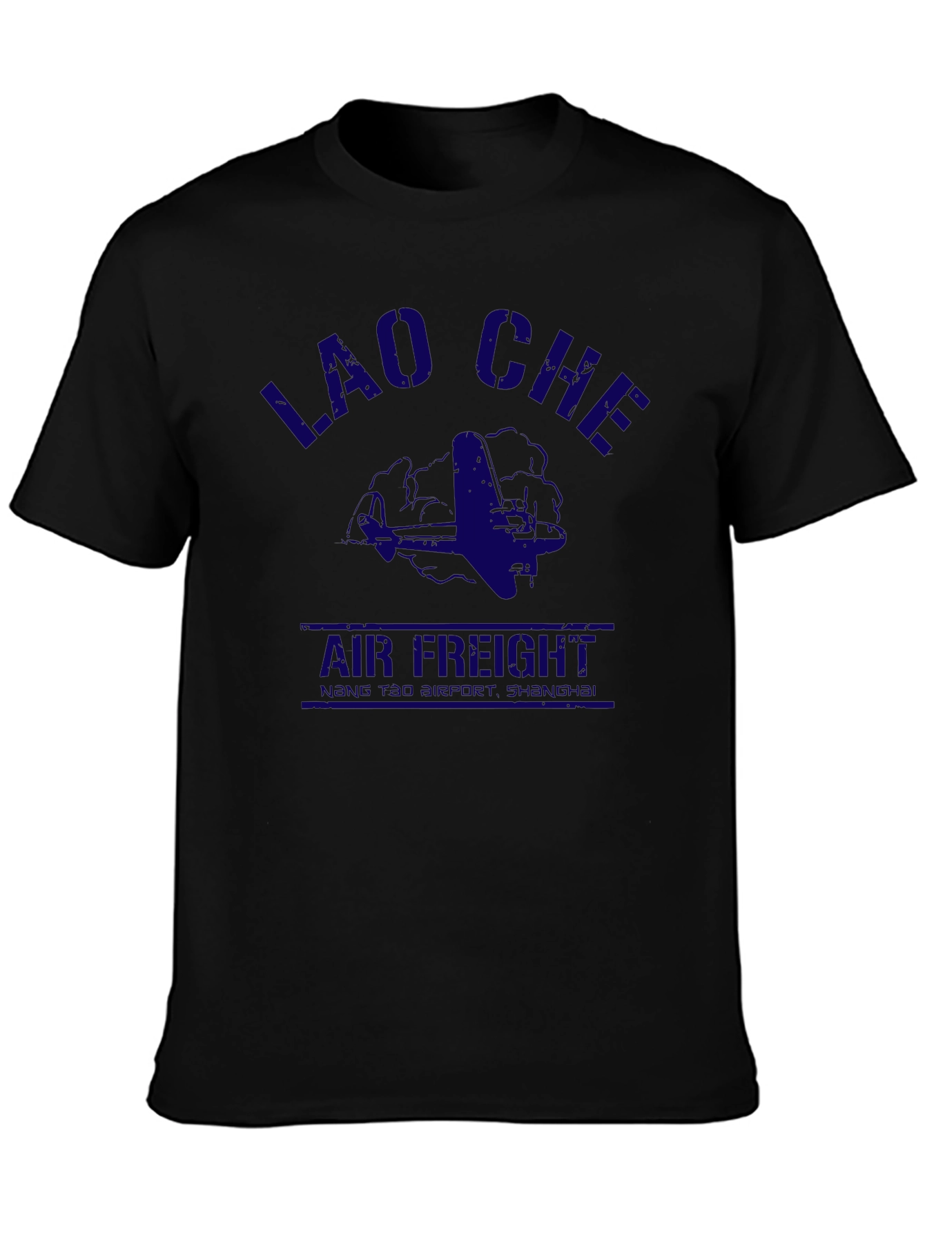 Lao Che Air Freight Graphic Tee - Black