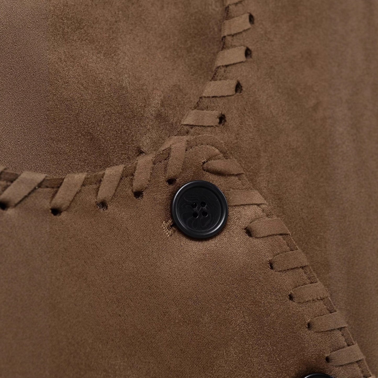 Suede texture woven decorative baseball jacket for women