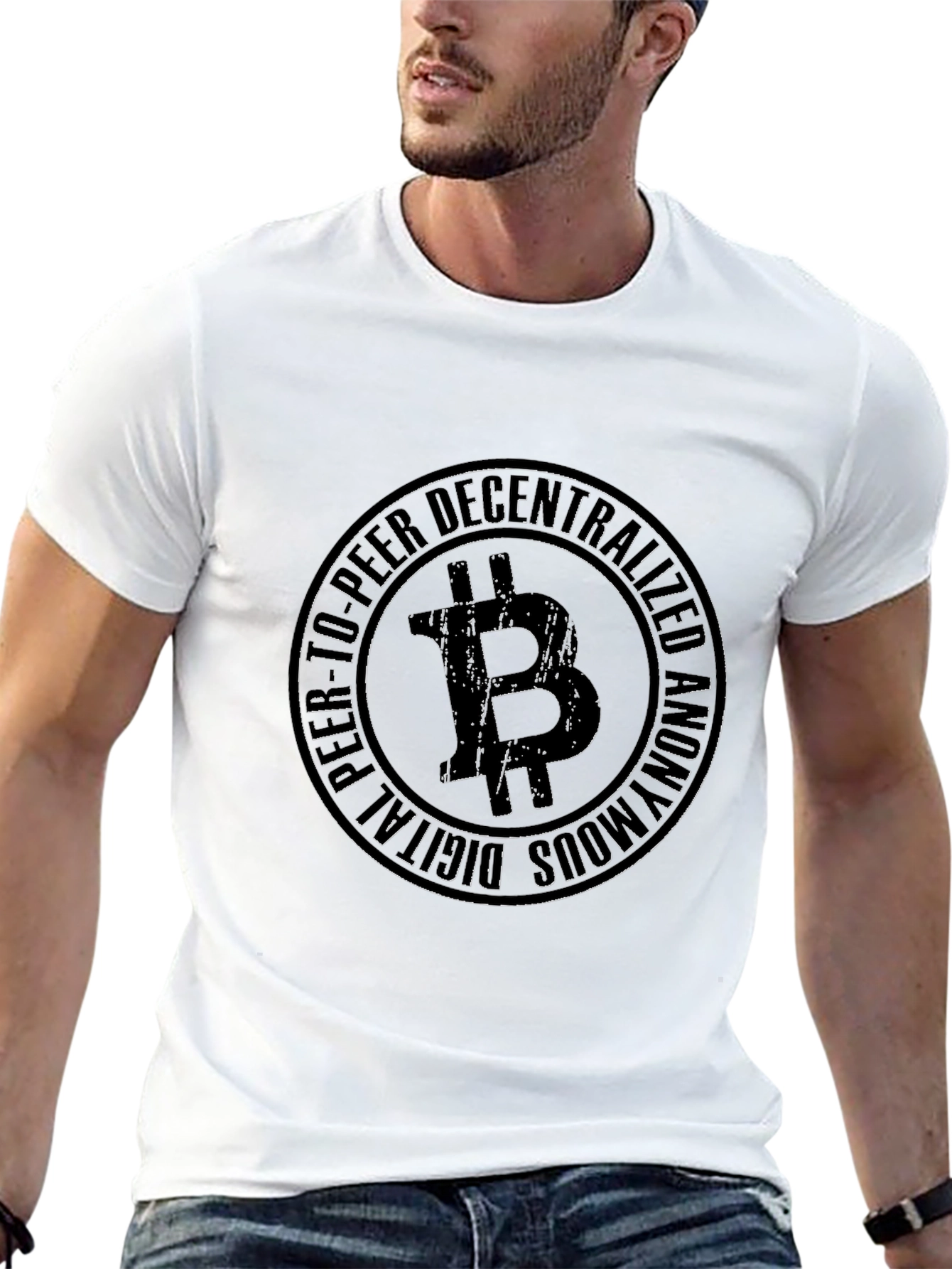 Bitcoin Crypto T-Shirt - Decentralized Anonymous Digital