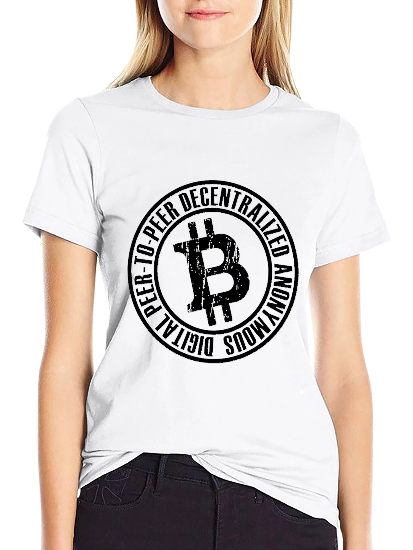 Bitcoin Crypto T-Shirt - Decentralized Anonymous Digital