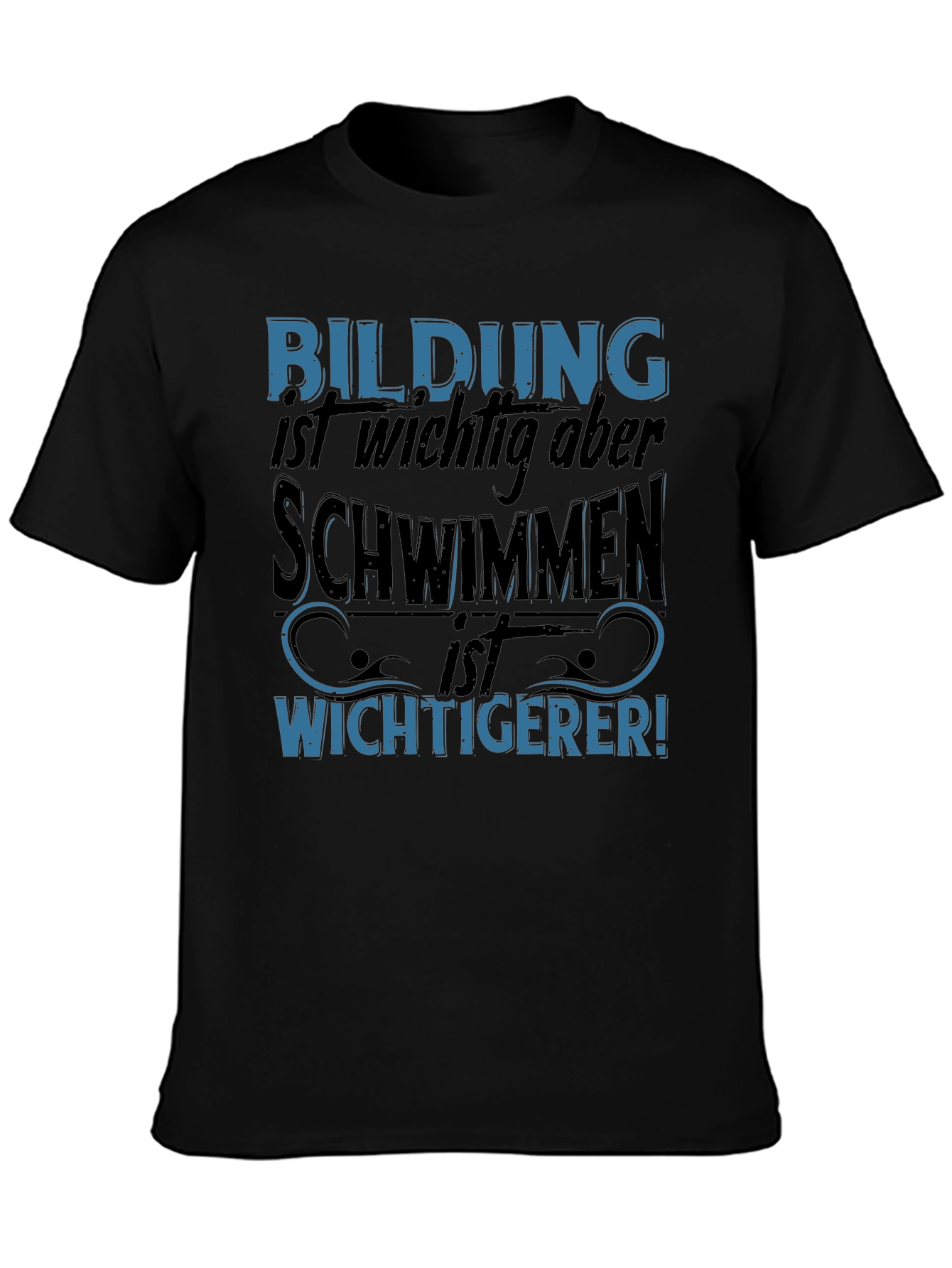 Funny Swimming T-Shirt - Bildung Schwimmen Wichtigerer