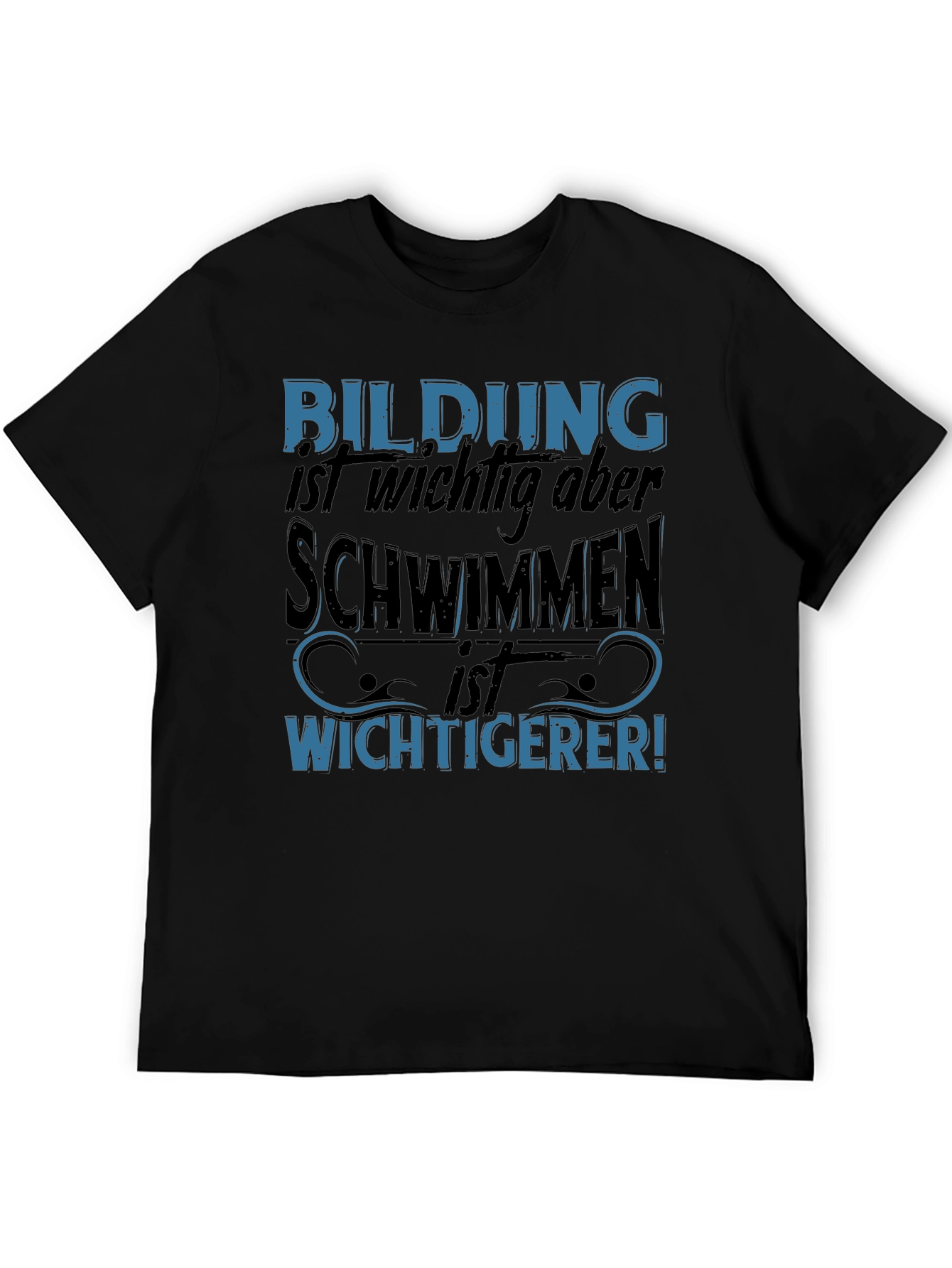 Funny Swimming T-Shirt - Bildung Schwimmen Wichtigerer