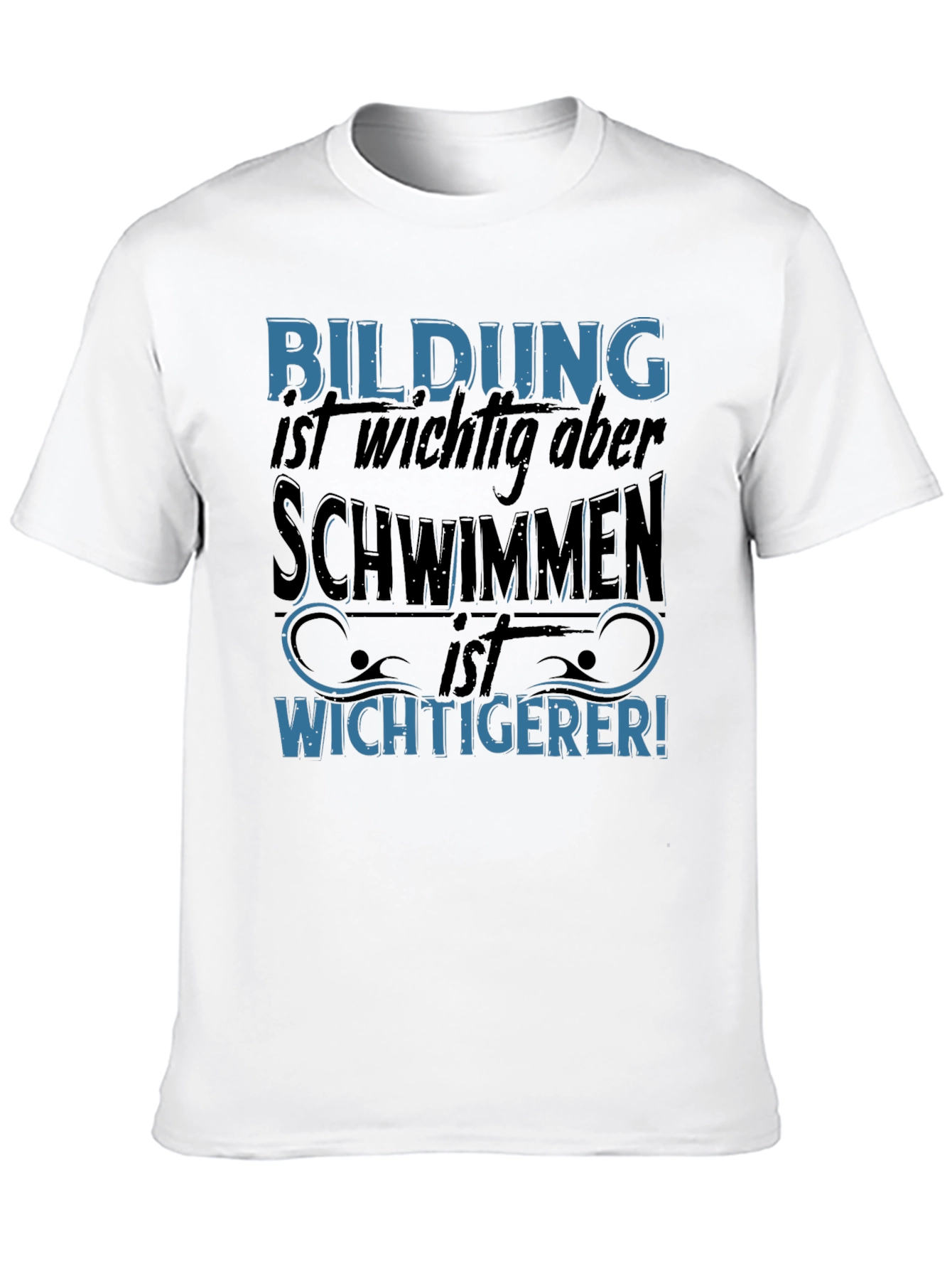 Funny Swimming T-Shirt - Bildung Schwimmen Wichtigerer