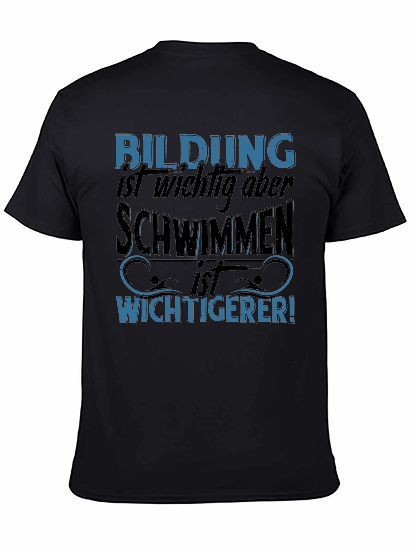 Funny Swimming T-Shirt - Bildung Schwimmen Wichtigerer