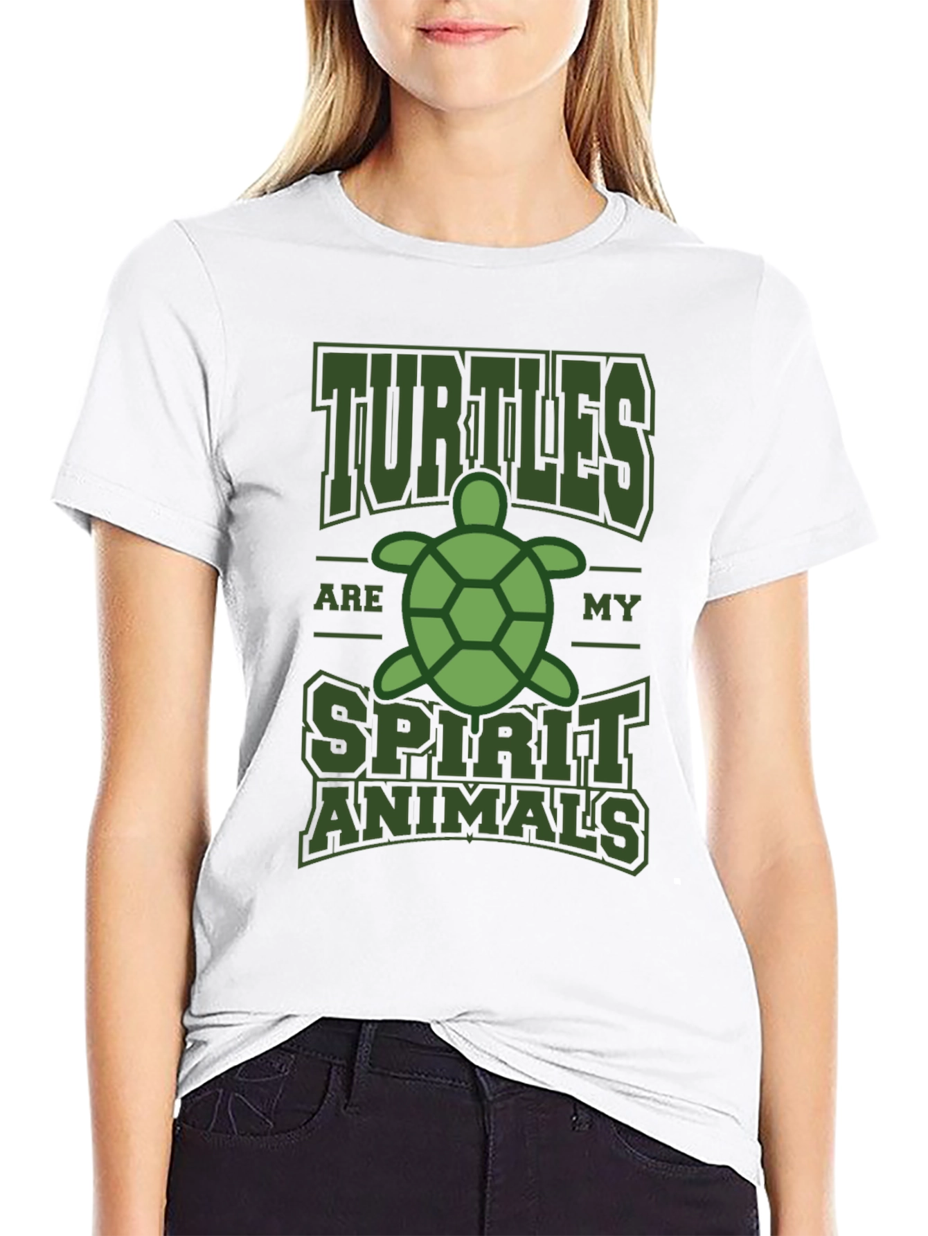 Turtle Spirit Animal Graphic T-Shirt
