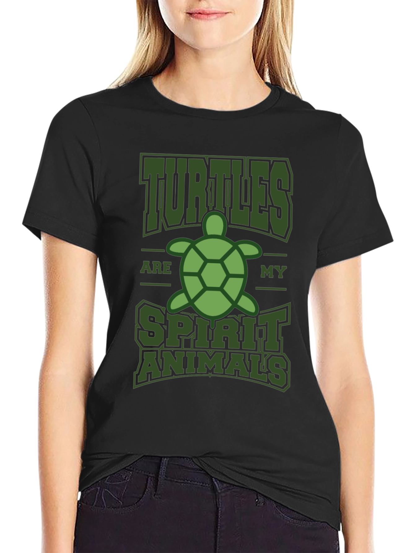 Turtle Spirit Animal Graphic T-Shirt
