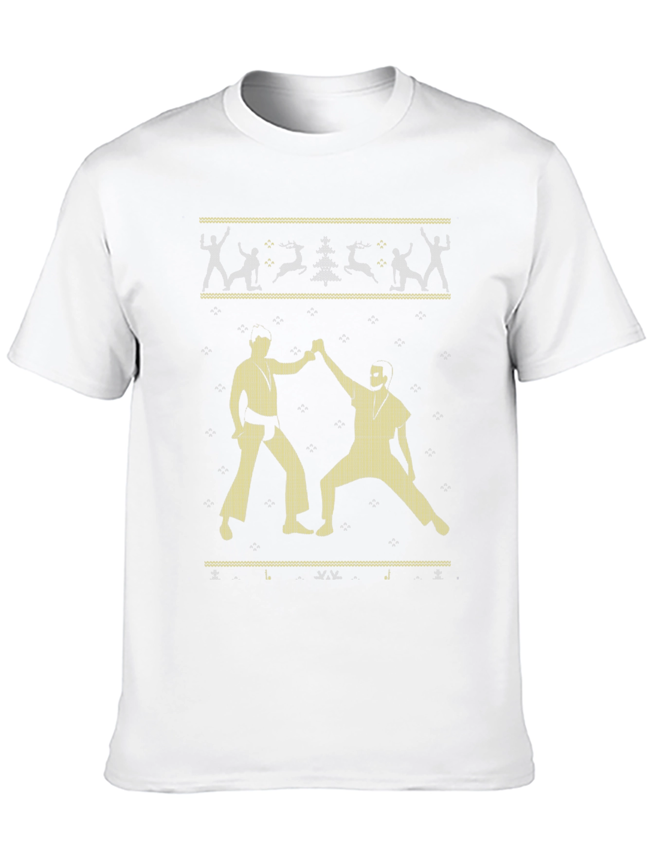 Funny Ugly Christmas Sweater T-Shirt Dance Film Tee