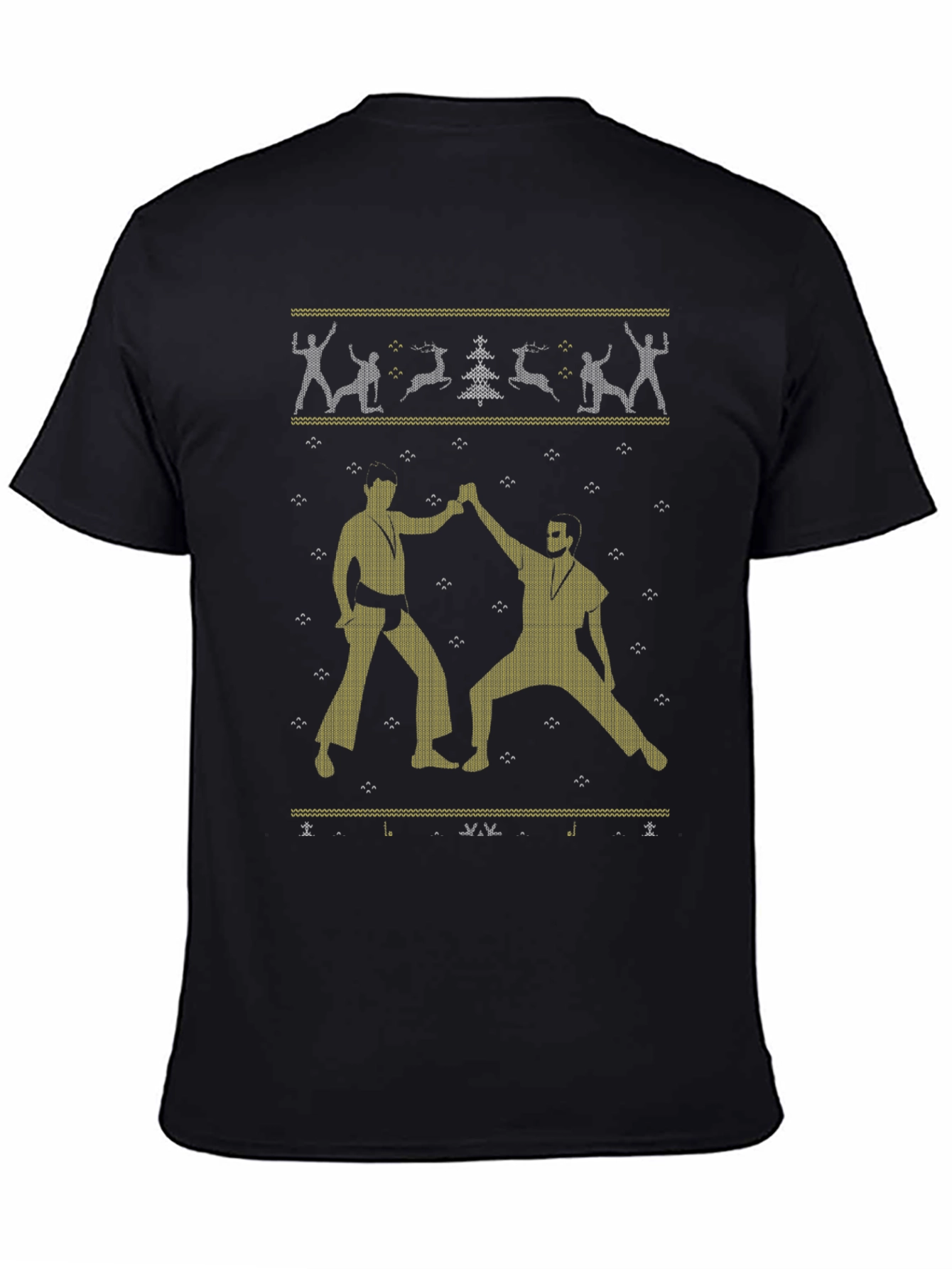 Funny Ugly Christmas Sweater T-Shirt Dance Film Tee