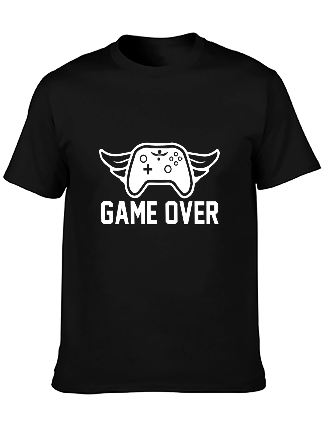 Game Over T-Shirt - Gamer Style Black Tee