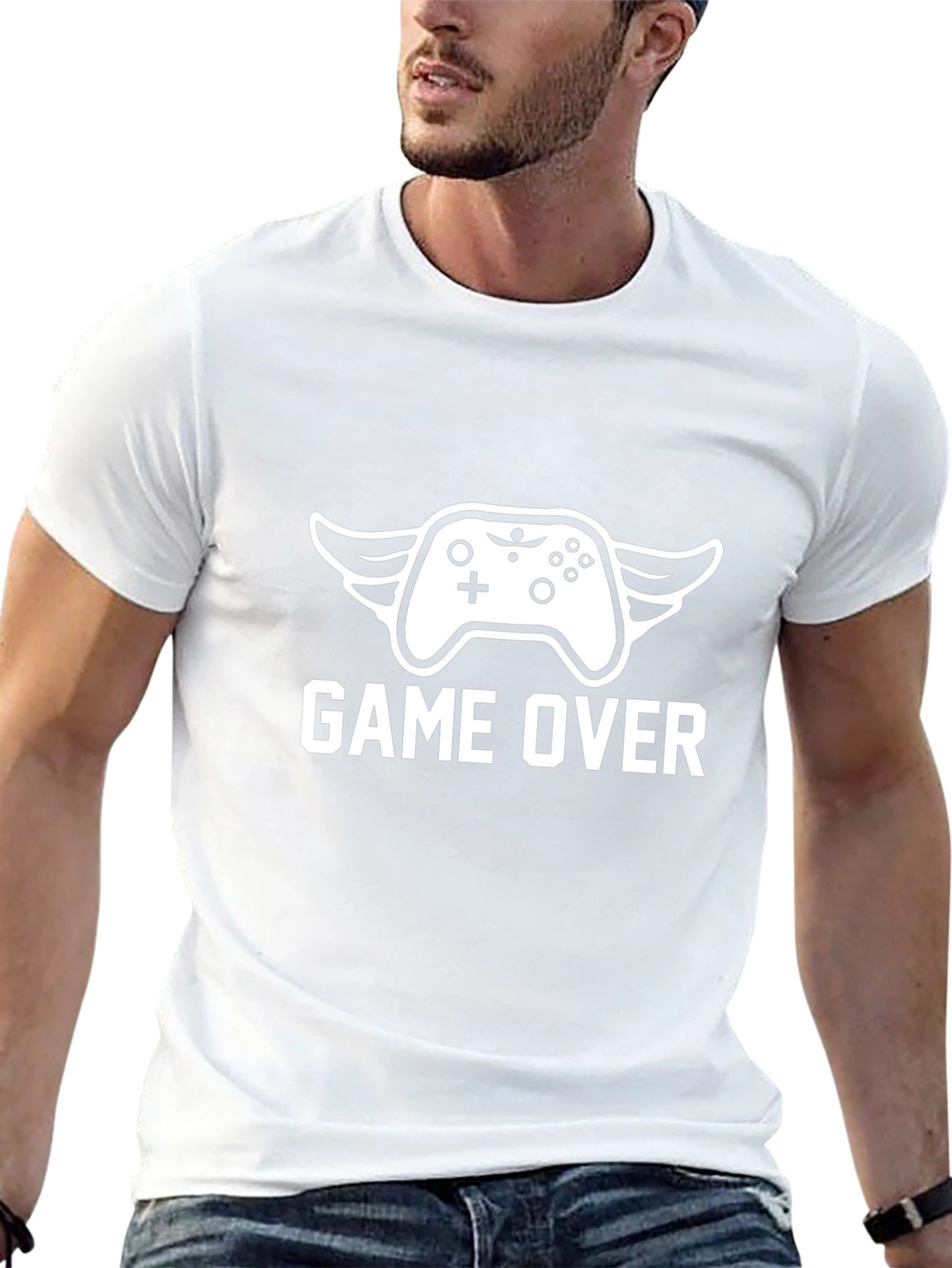 Game Over T-Shirt - Gamer Style Black Tee