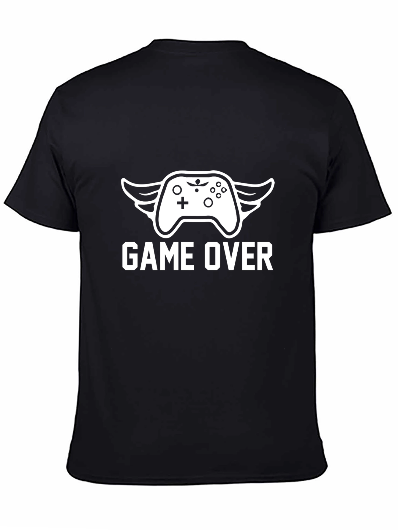 Game Over T-Shirt - Gamer Style Black Tee