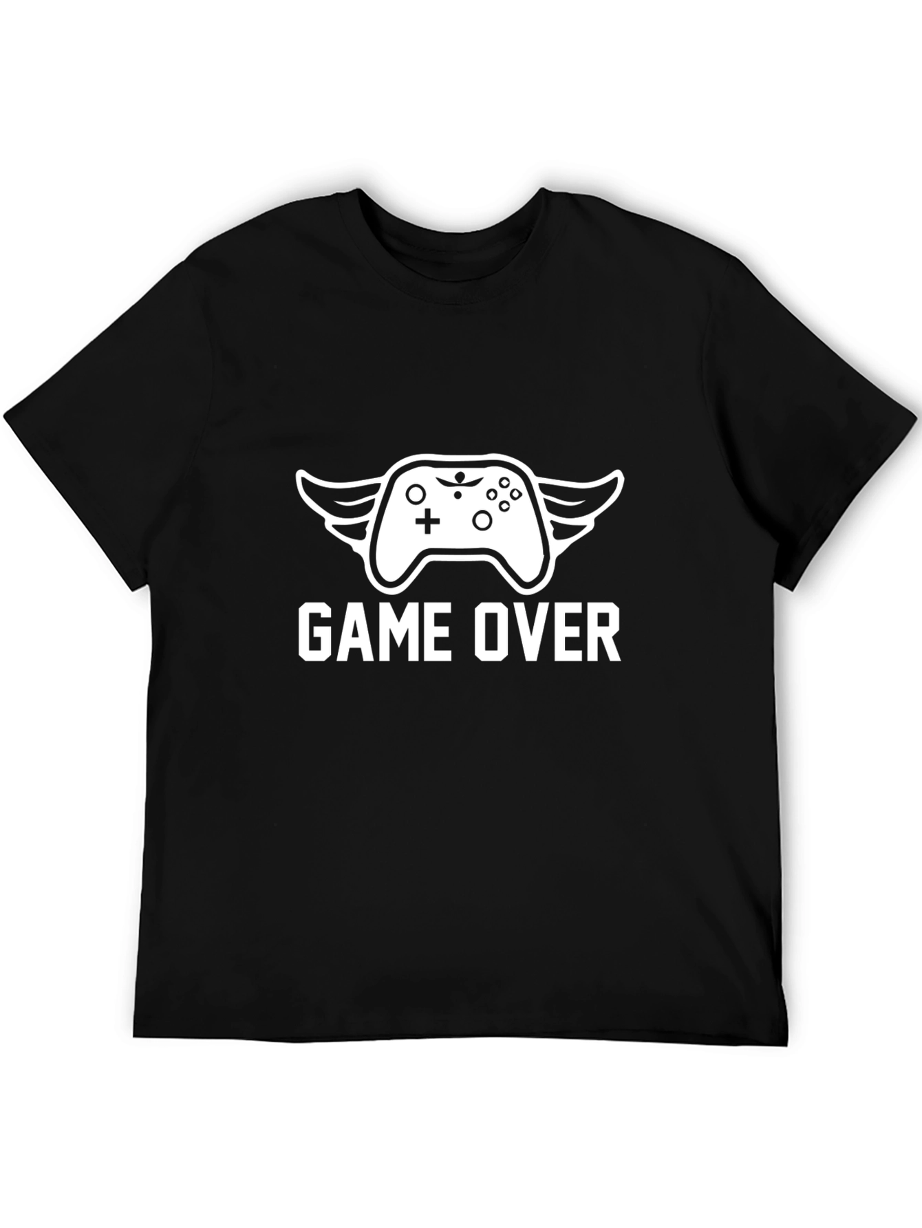 Game Over T-Shirt - Gamer Style Black Tee