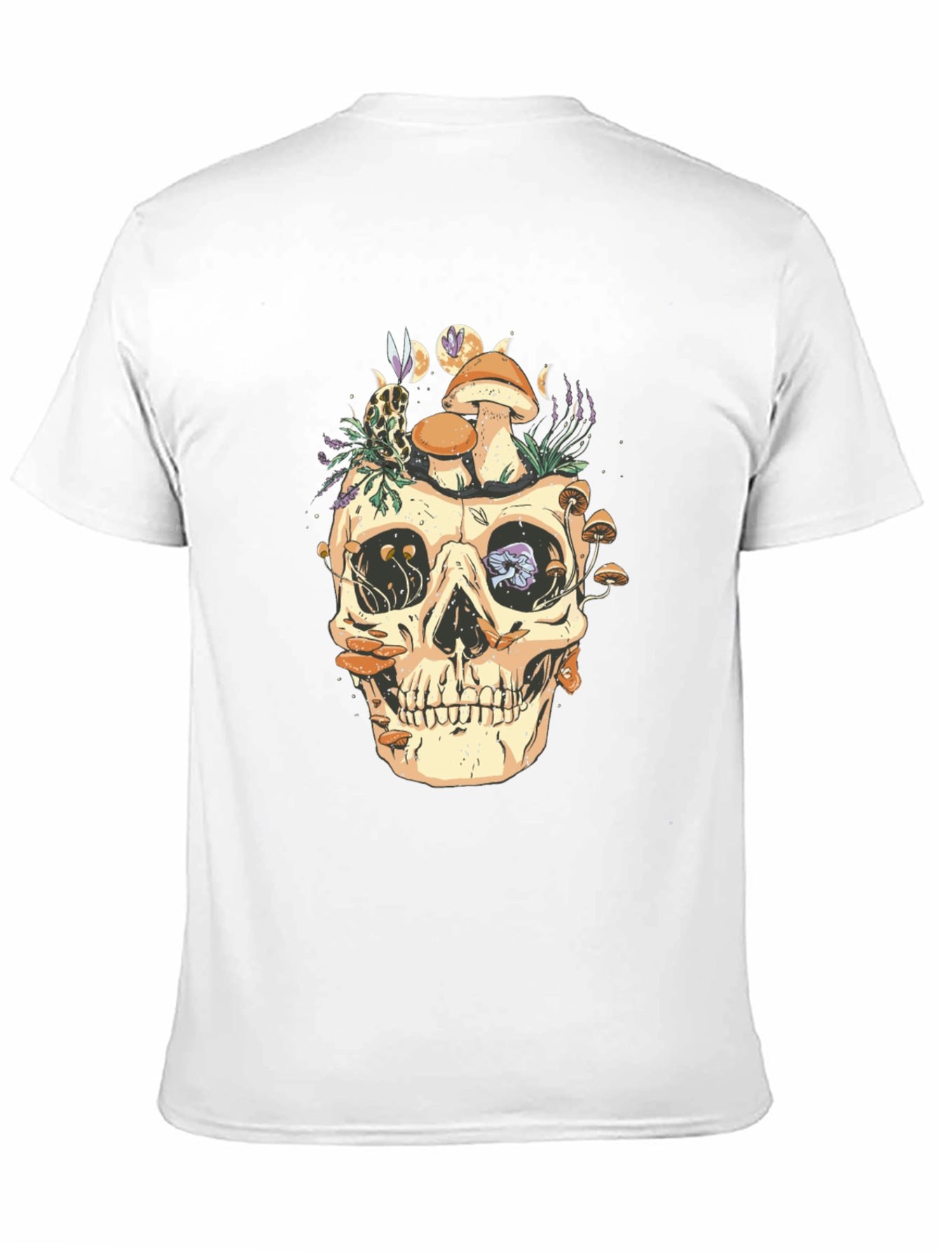 Skull & Mushrooms Graphic Tee