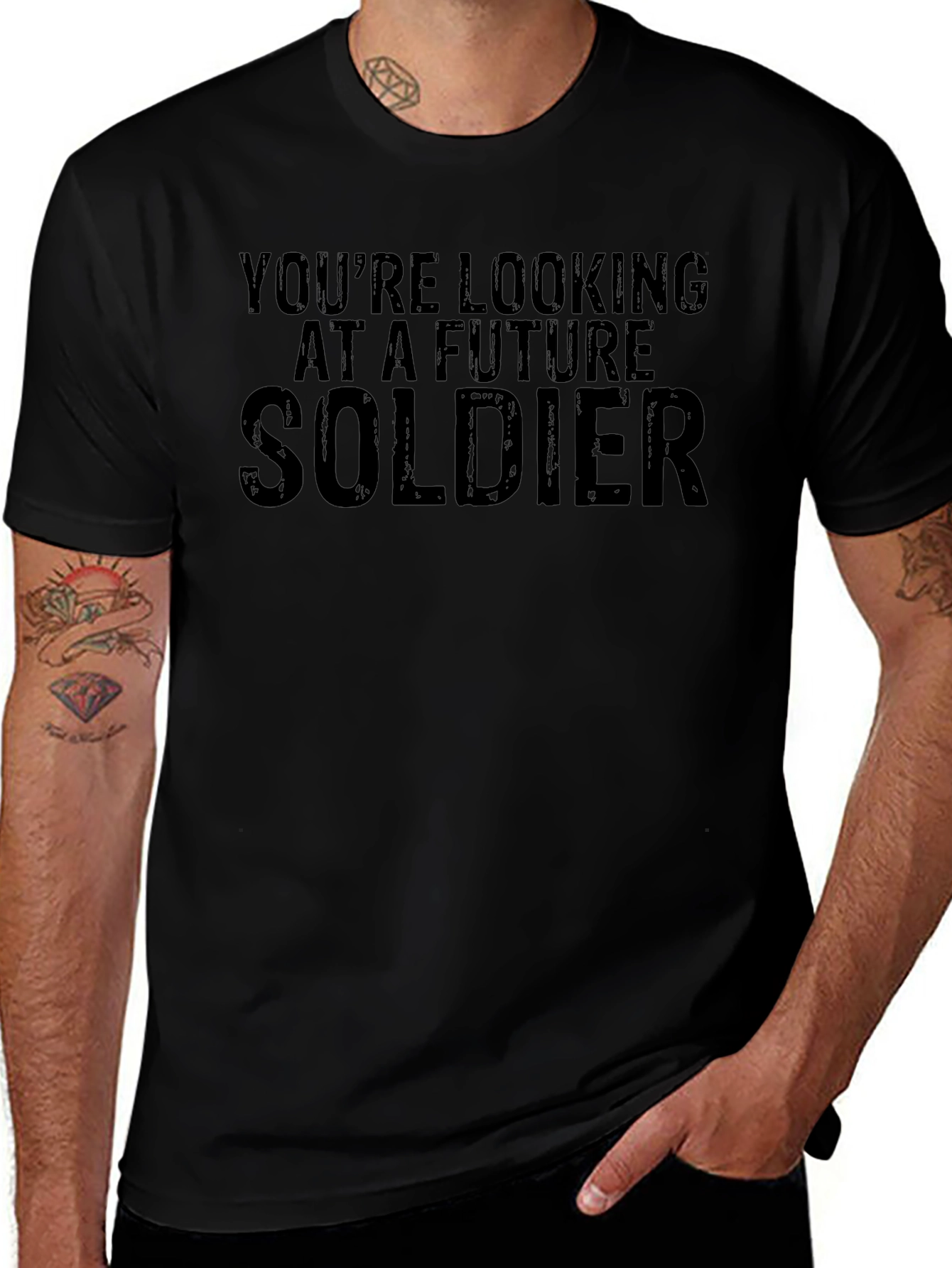 Future Soldier Graphic Tee - Military Aspirations