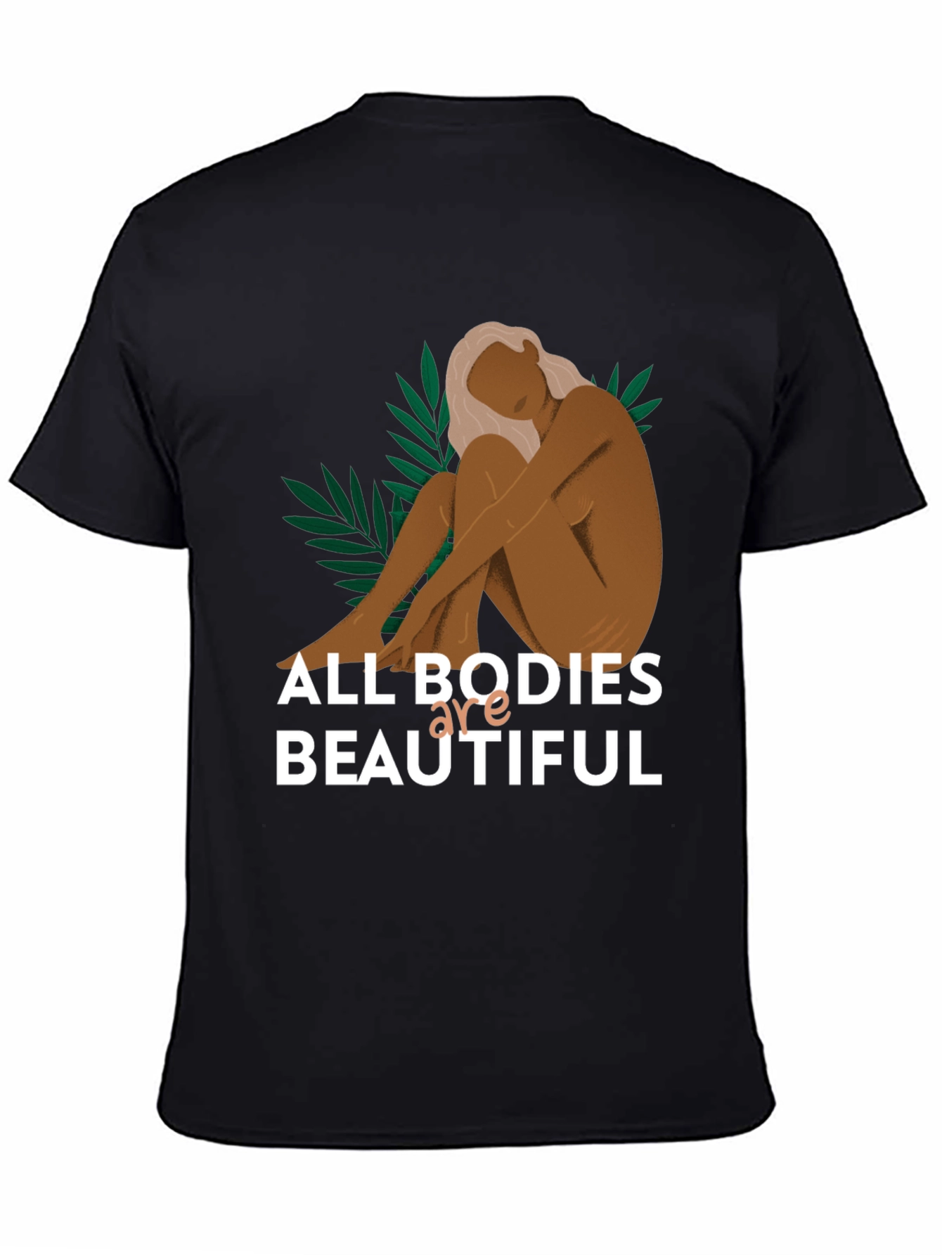 All Bodies Are Beautiful Graphic Tee - Black
