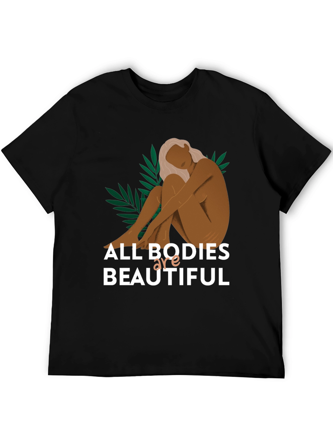 All Bodies Are Beautiful Graphic Tee - Black