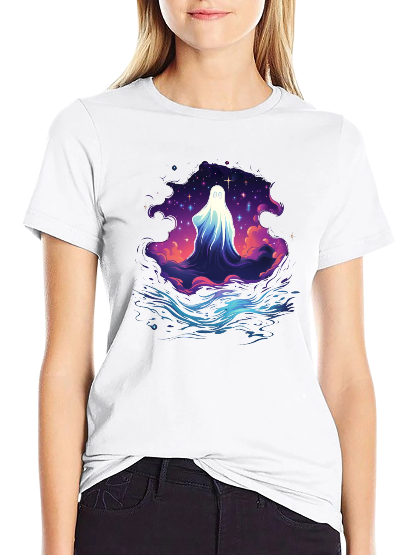 Ghostly Galaxy Graphic Tee