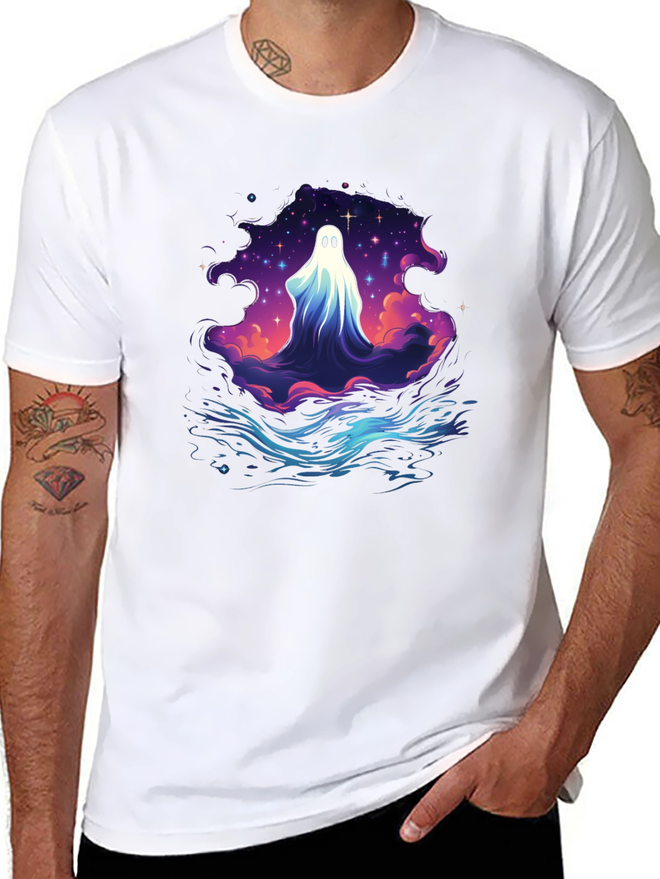Ghostly Galaxy Graphic Tee
