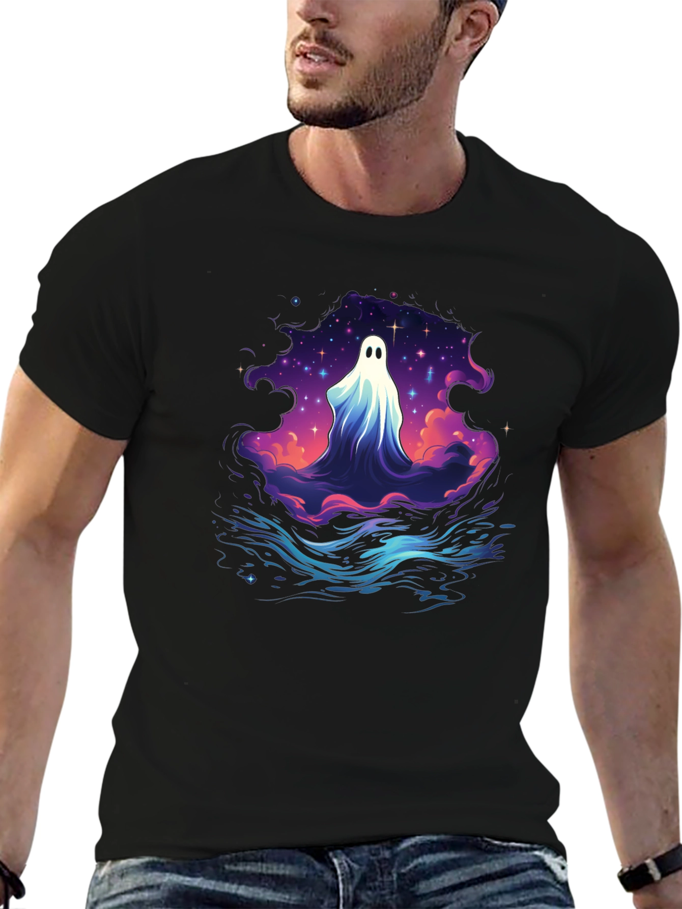 Ghostly Galaxy Graphic Tee