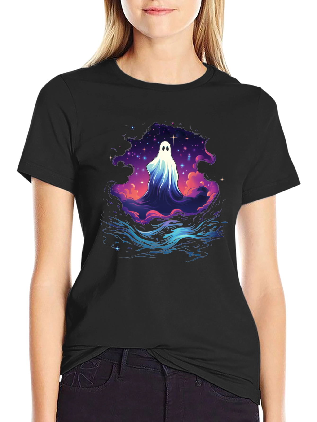 Ghostly Galaxy Graphic Tee