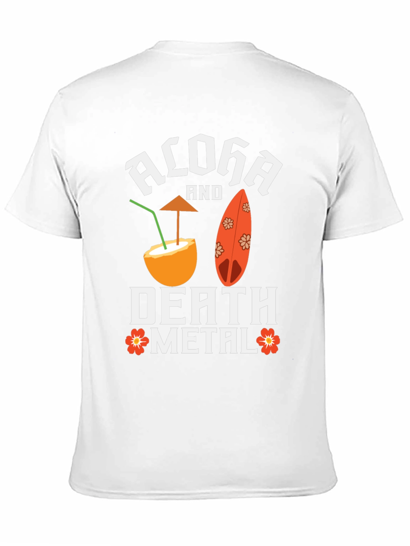 Aloha Death Metal Graphic T-Shirt