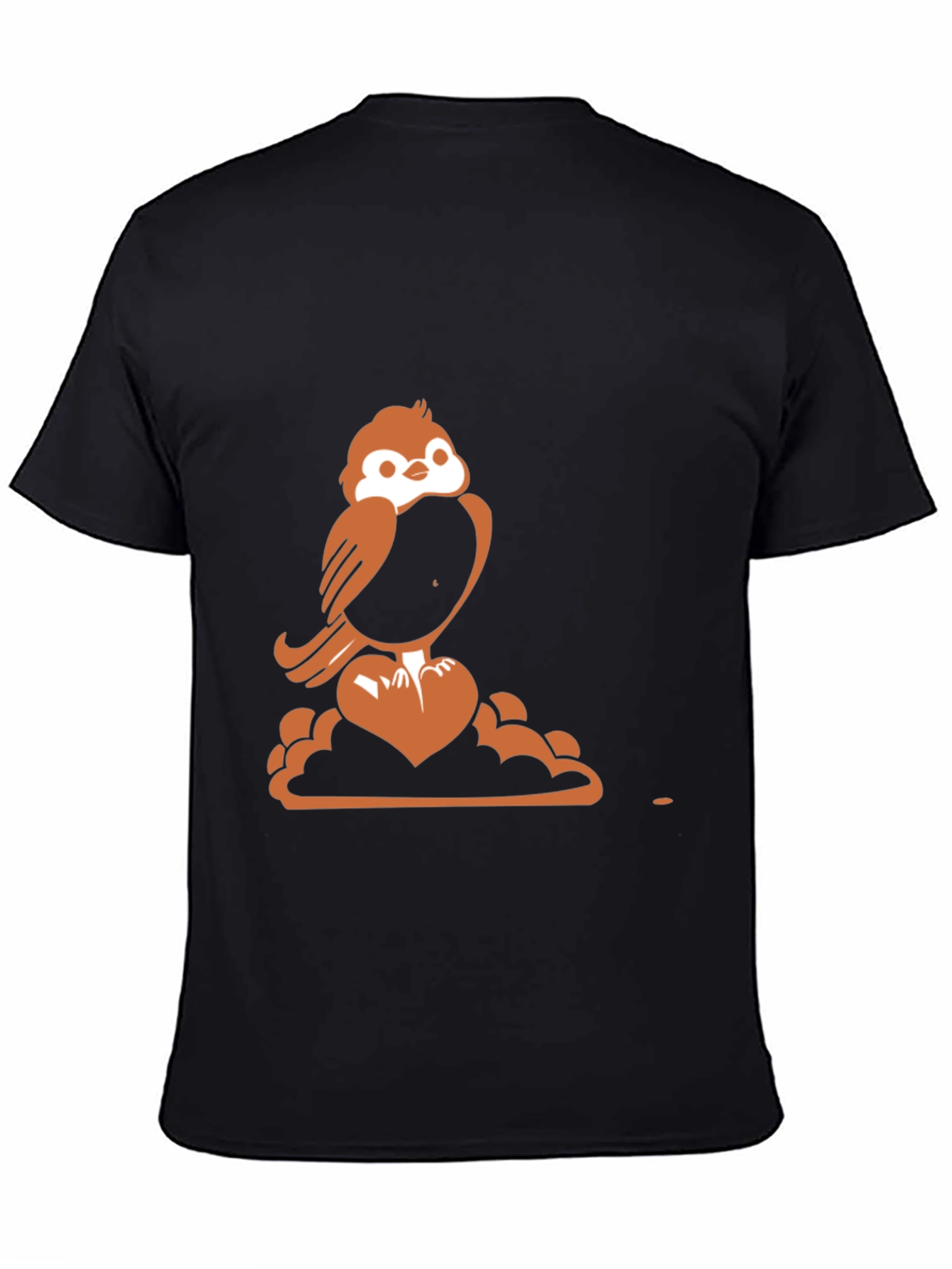 Sparrow Heart Graphic Tee - Stylish Comfort