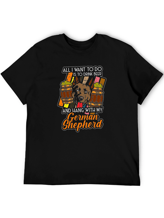 German Shepherd Beer Lover T-Shirt