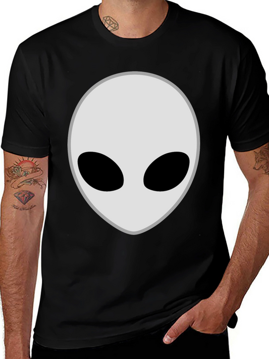 Alien Head Graphic T-Shirt - Sci-Fi Tee