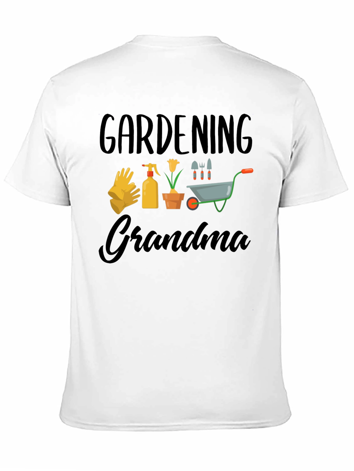 Gardening Grandma T-Shirt - Black