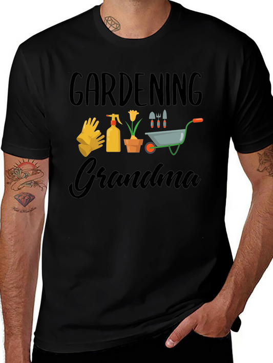 Gardening Grandma T-Shirt - Black