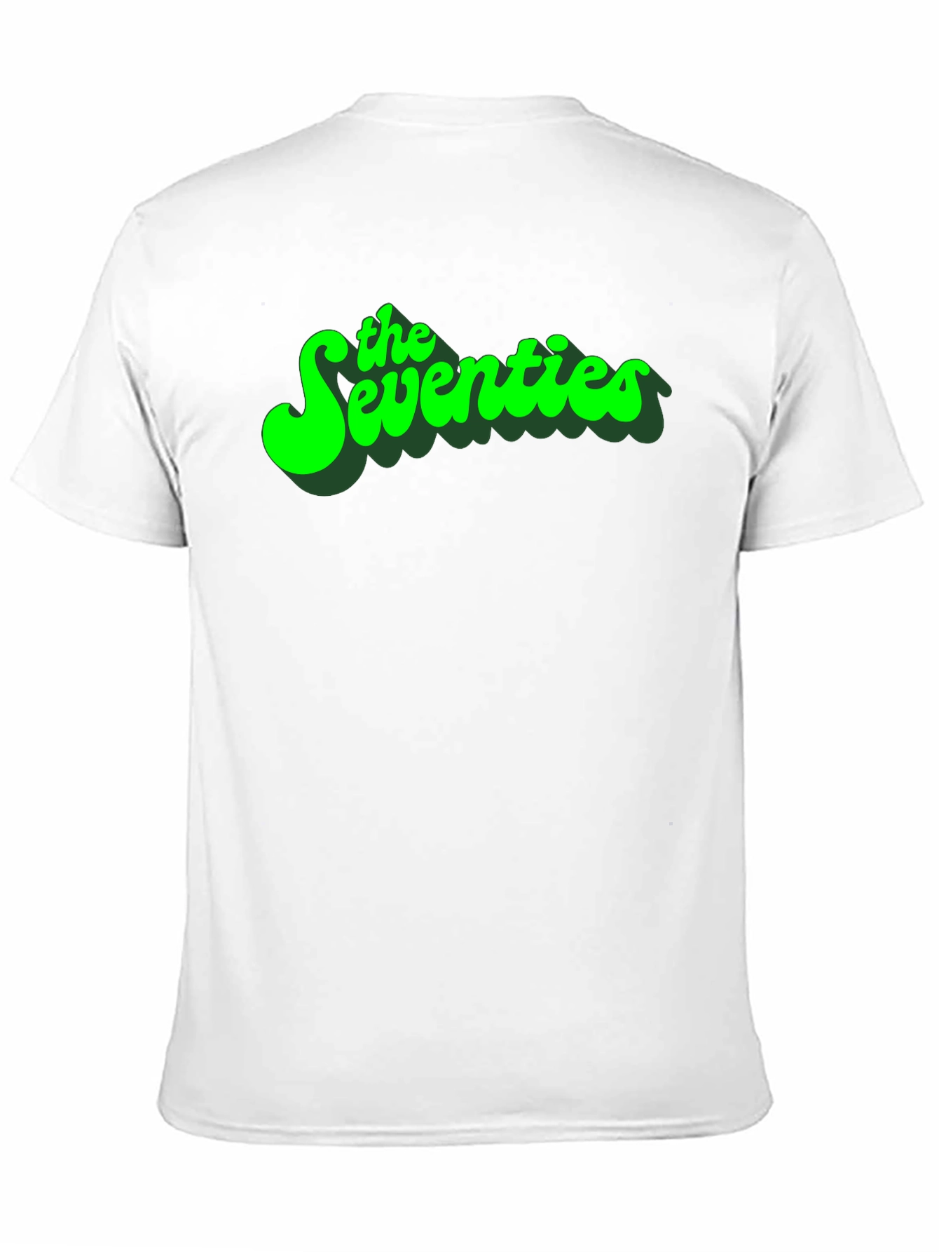 Retro The Seventies Graphic Tee - Black