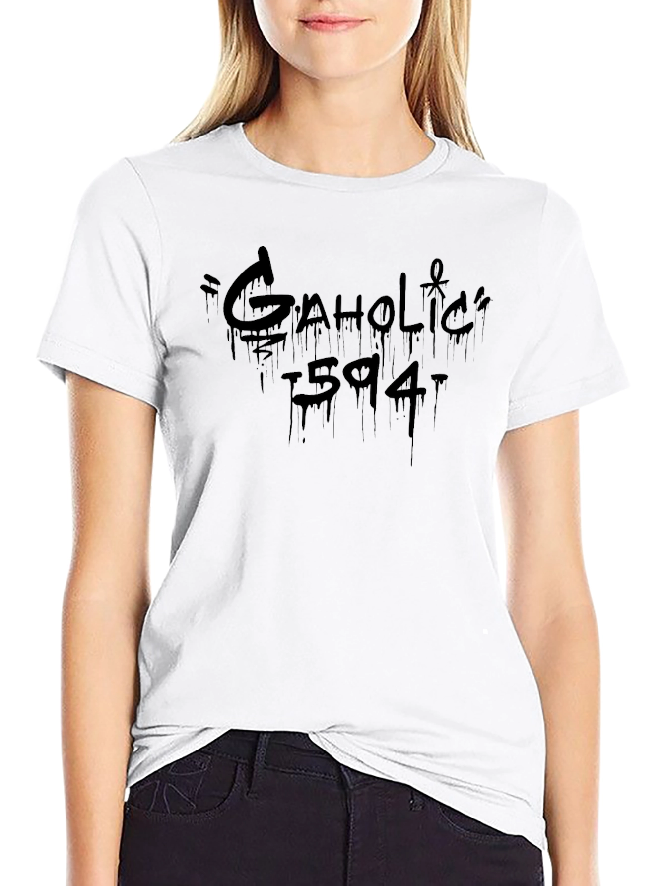 Gaholic 1594 Black Graphic Tee