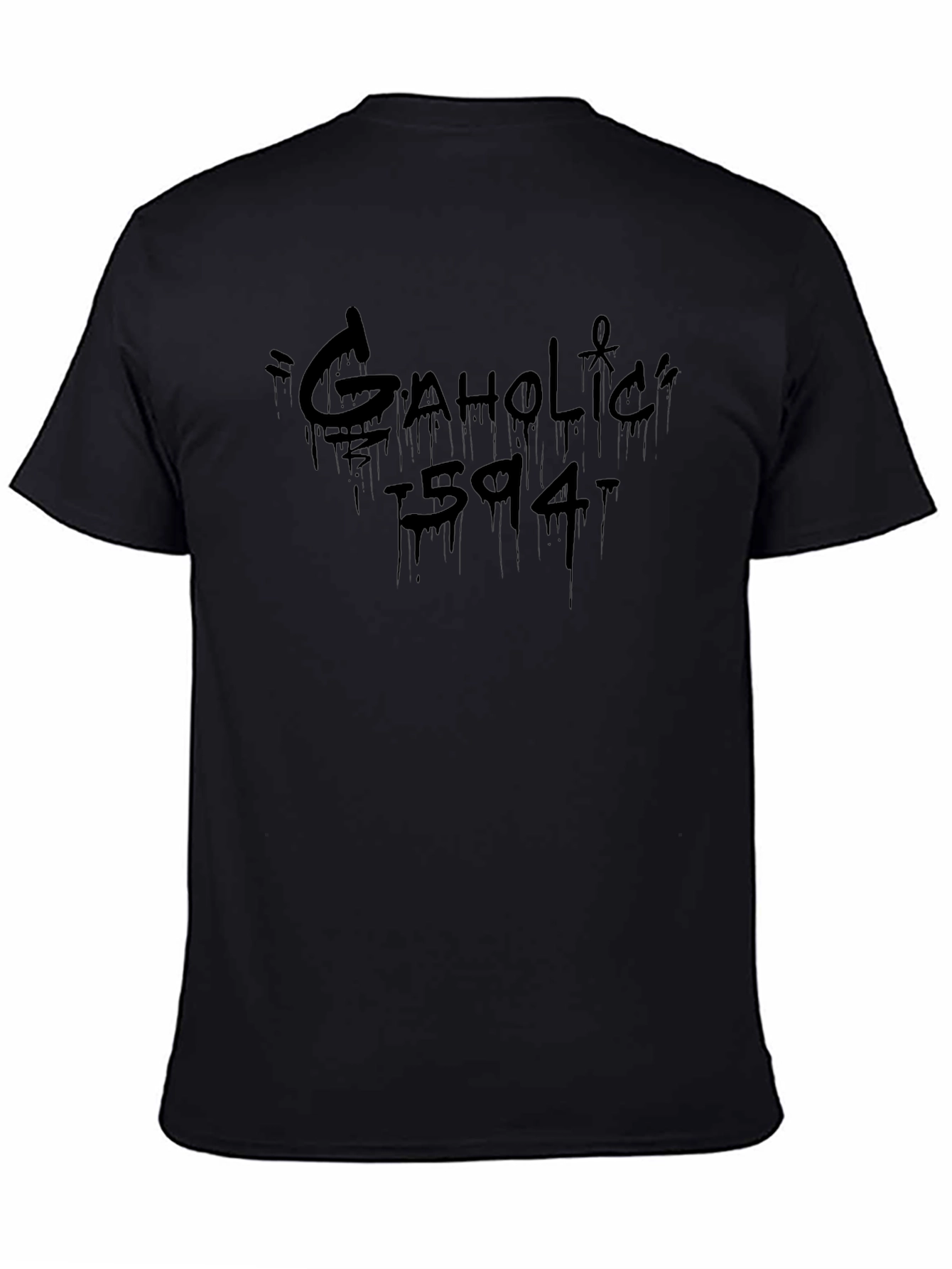 Gaholic 1594 Black Graphic Tee