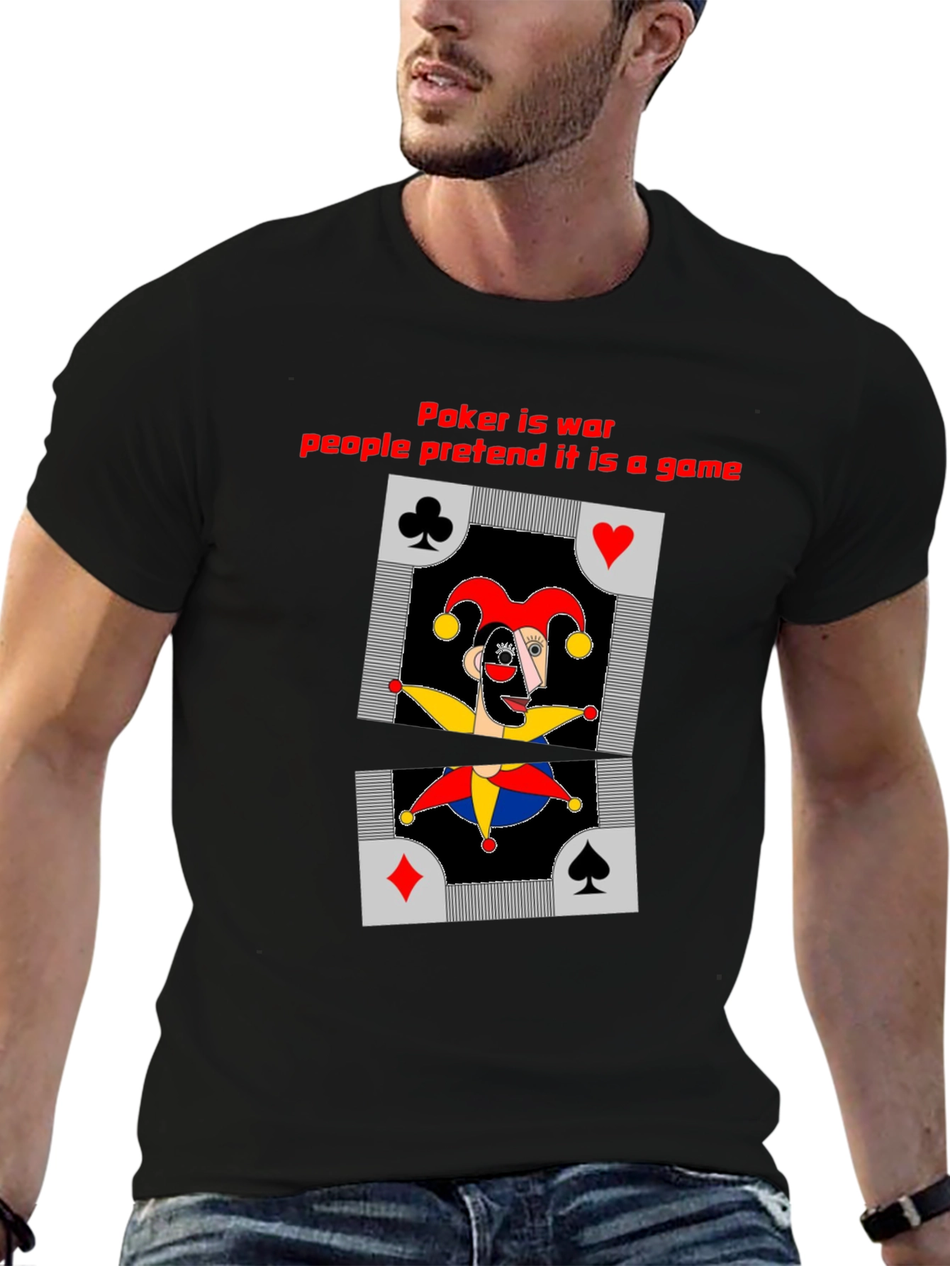 Poker is War Mens T-Shirt